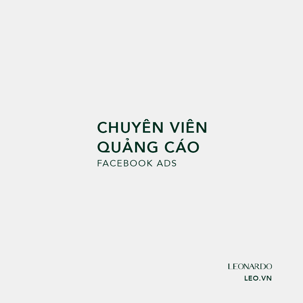 Chuyên Viên Quảng Cáo Facebook Ads