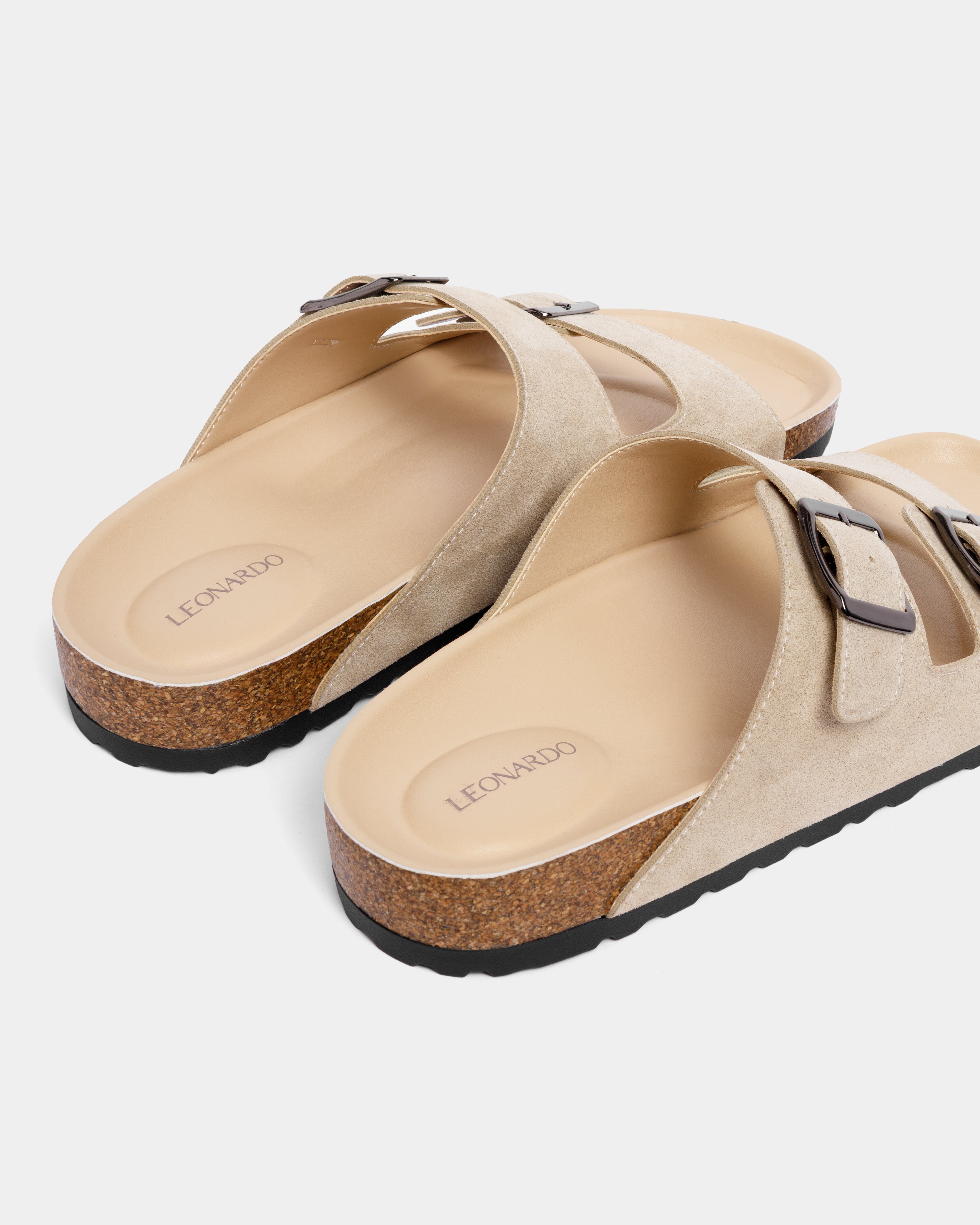 Dép Trấu Jason Da Nubuck - Leonardo
#color_be nubuck