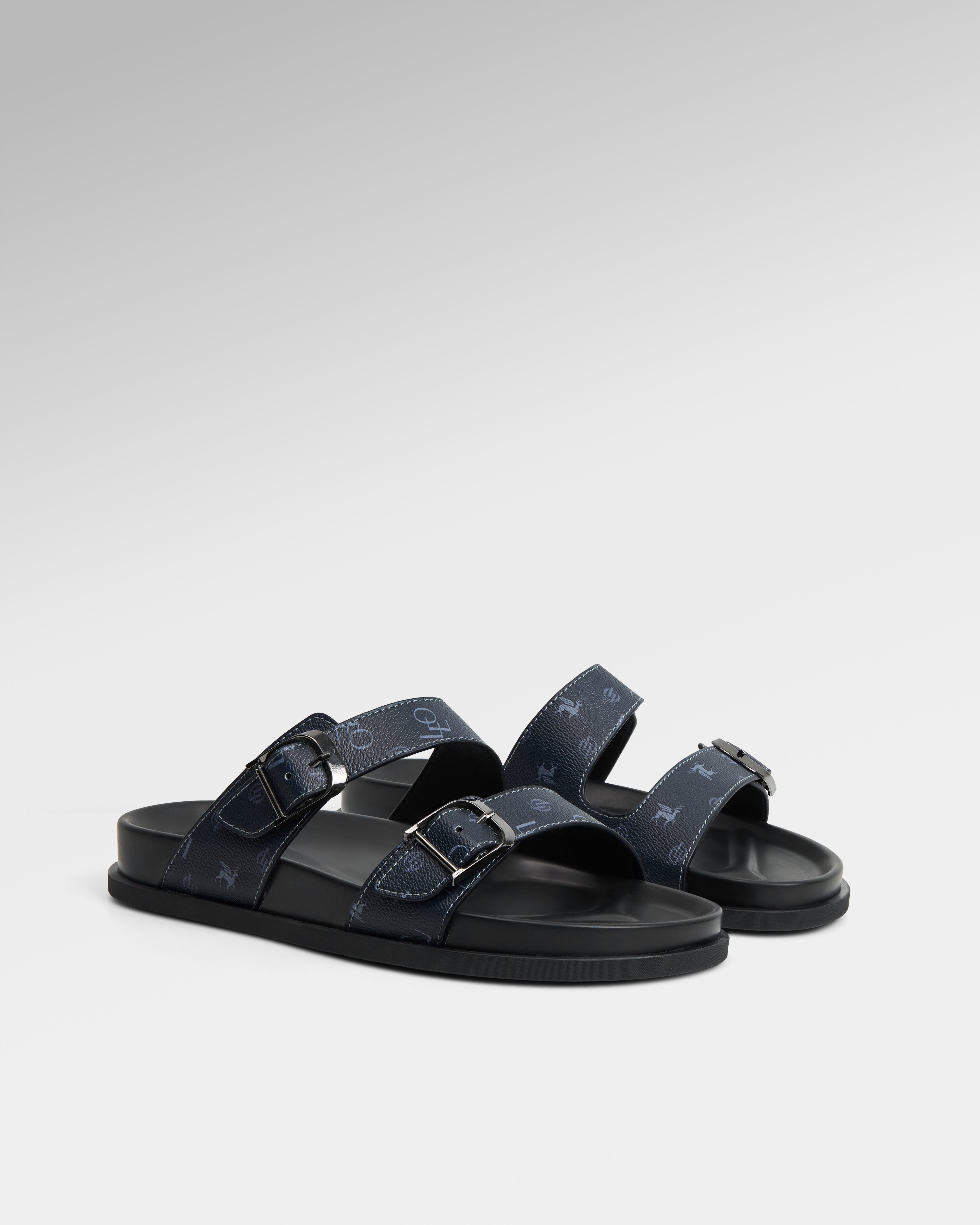 Dép Buckle Slide Monogram Neo