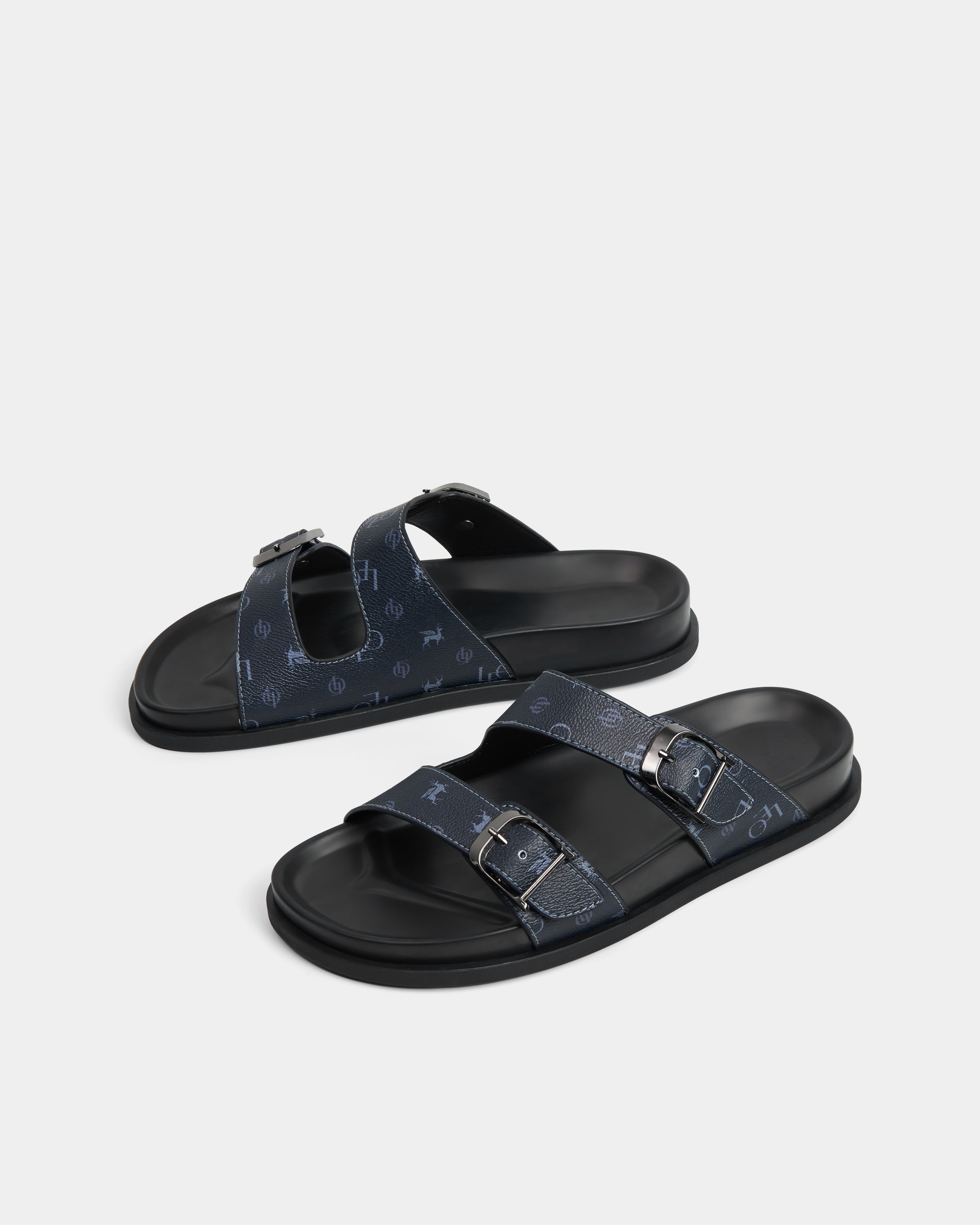 Dép Buckle Slide Monogram Neo