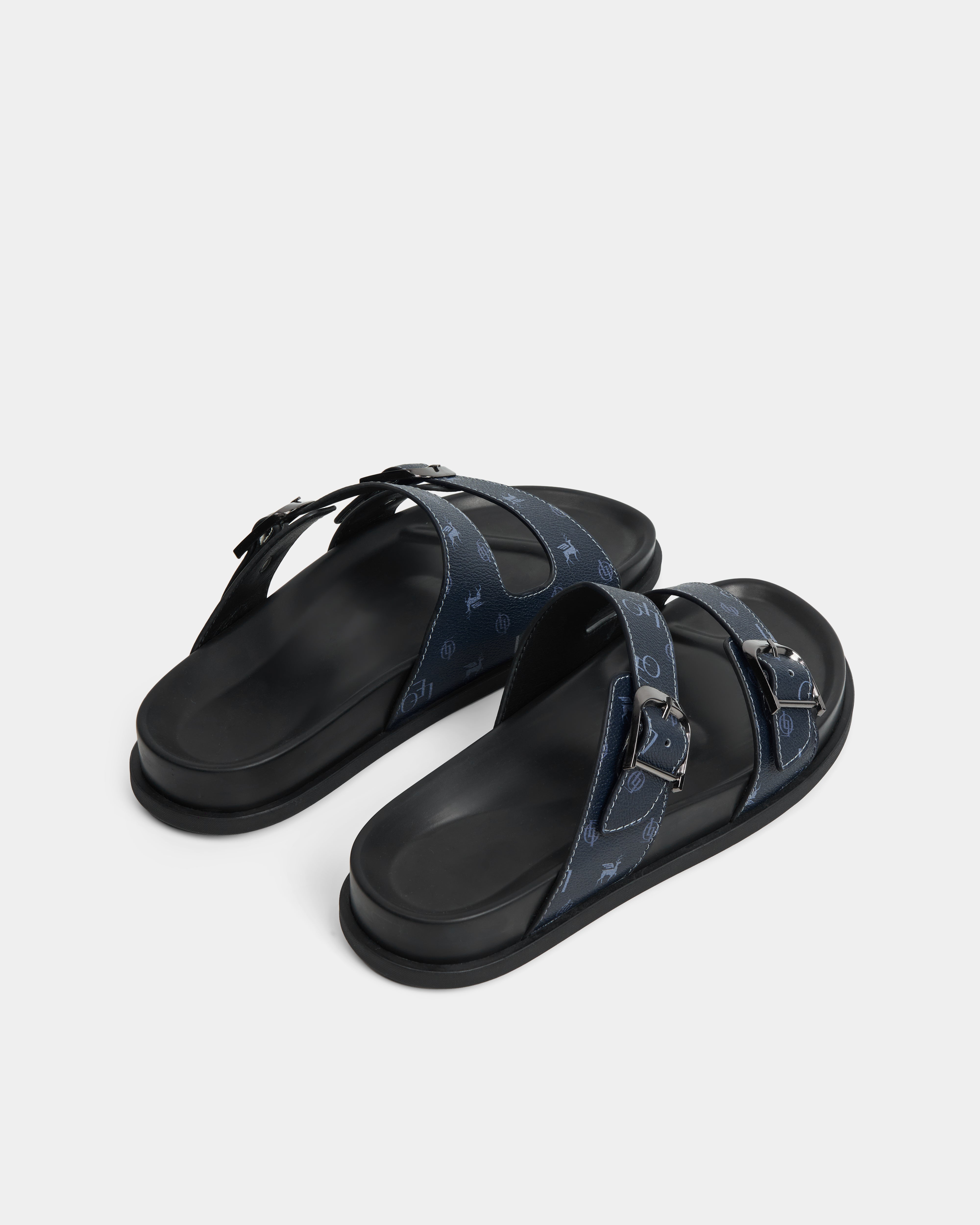 Dép Buckle Slide Monogram Neo