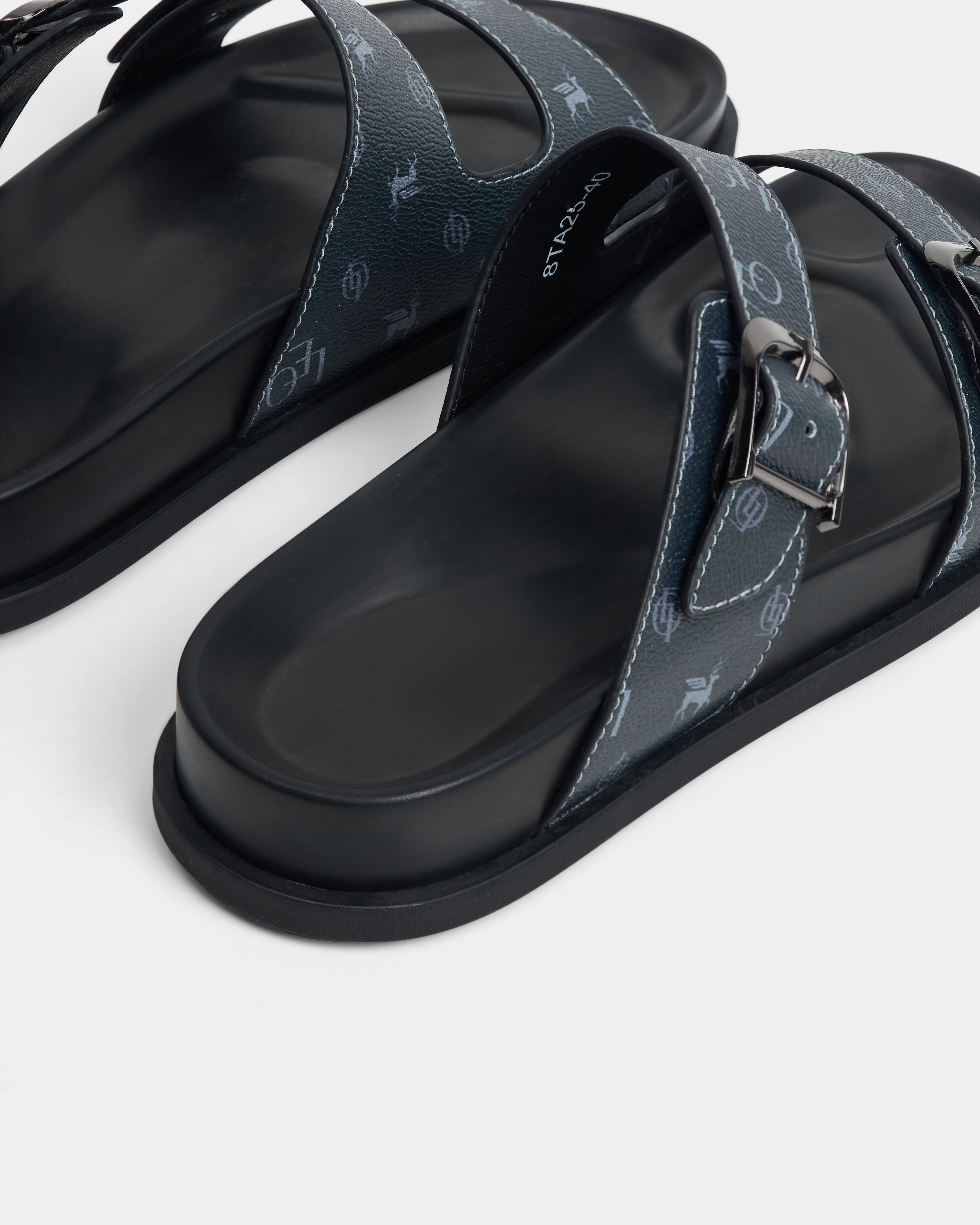 Dép Buckle Slide Monogram Neo