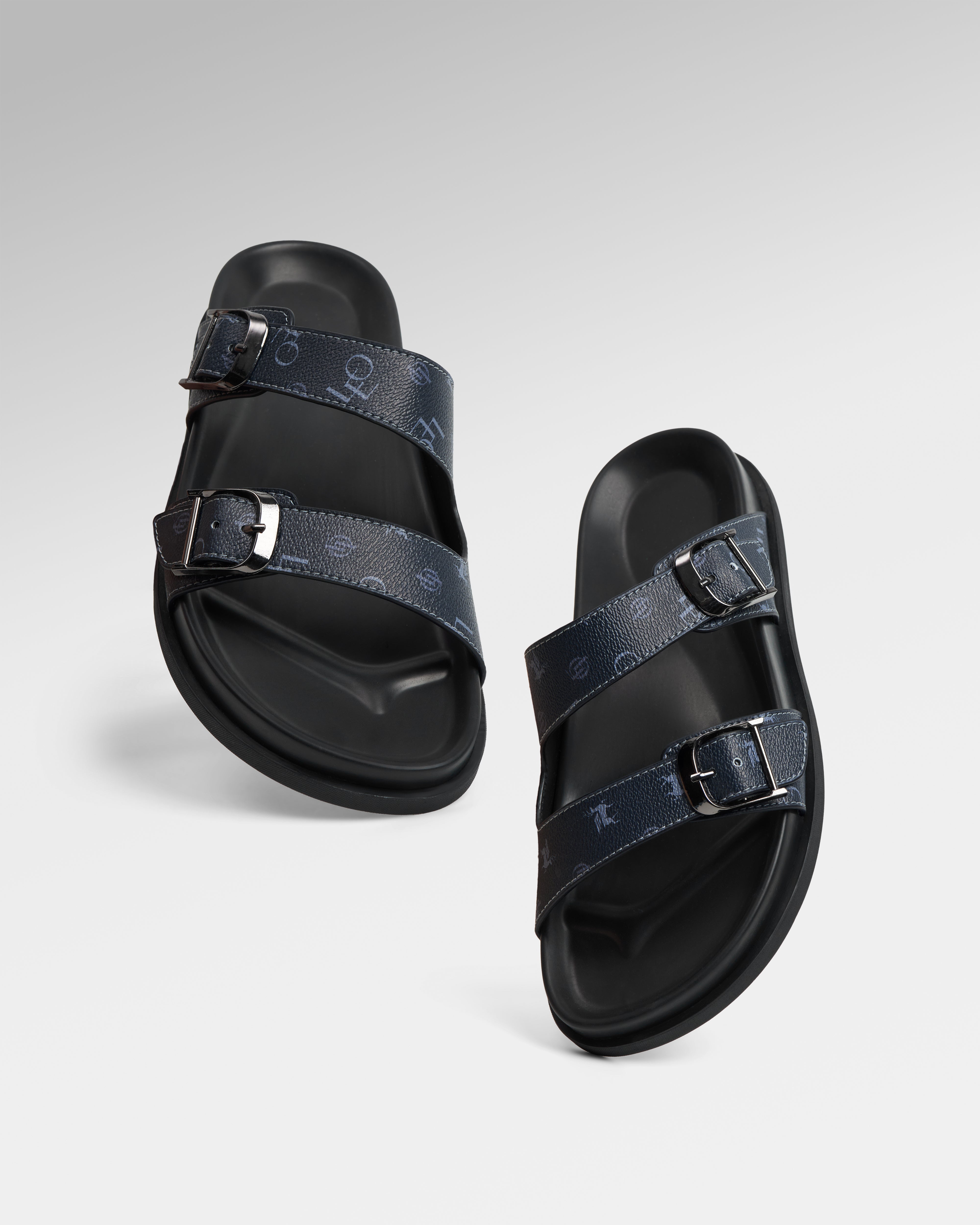 Dép Buckle Slide Monogram Neo