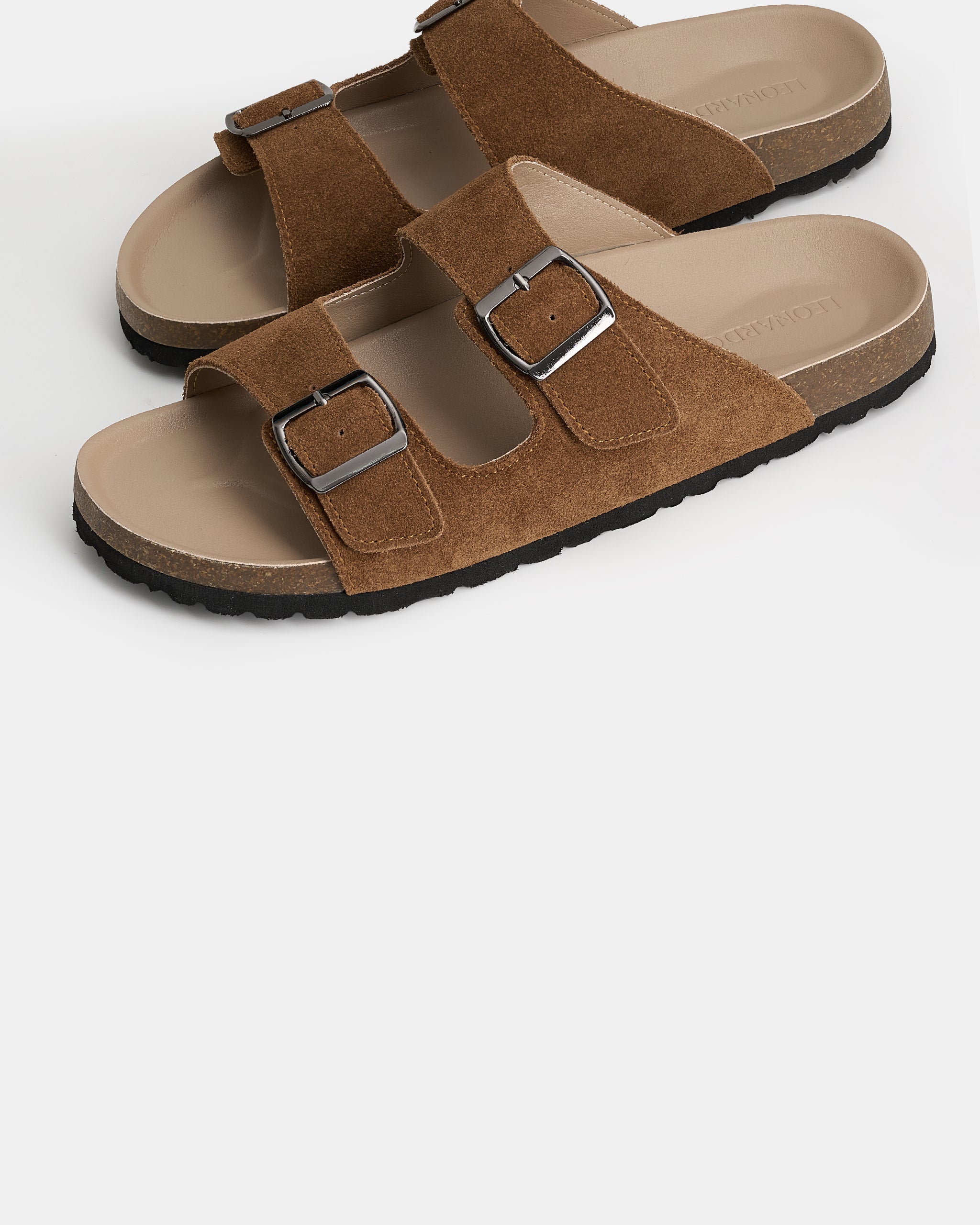 Dép Trấu Jason Da Nubuck - Leonardo