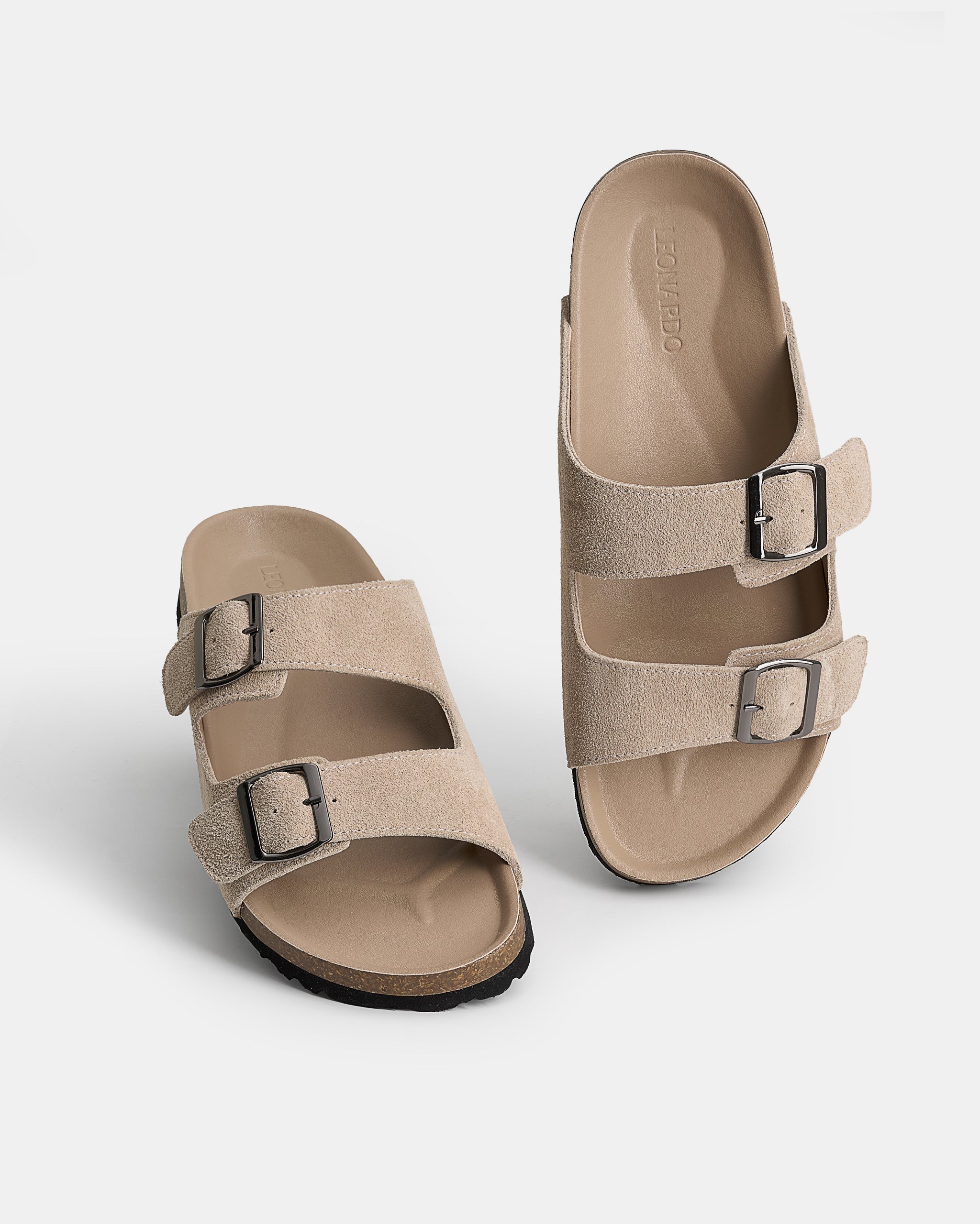 Dép Trấu Jason Da Nubuck - Leonardo