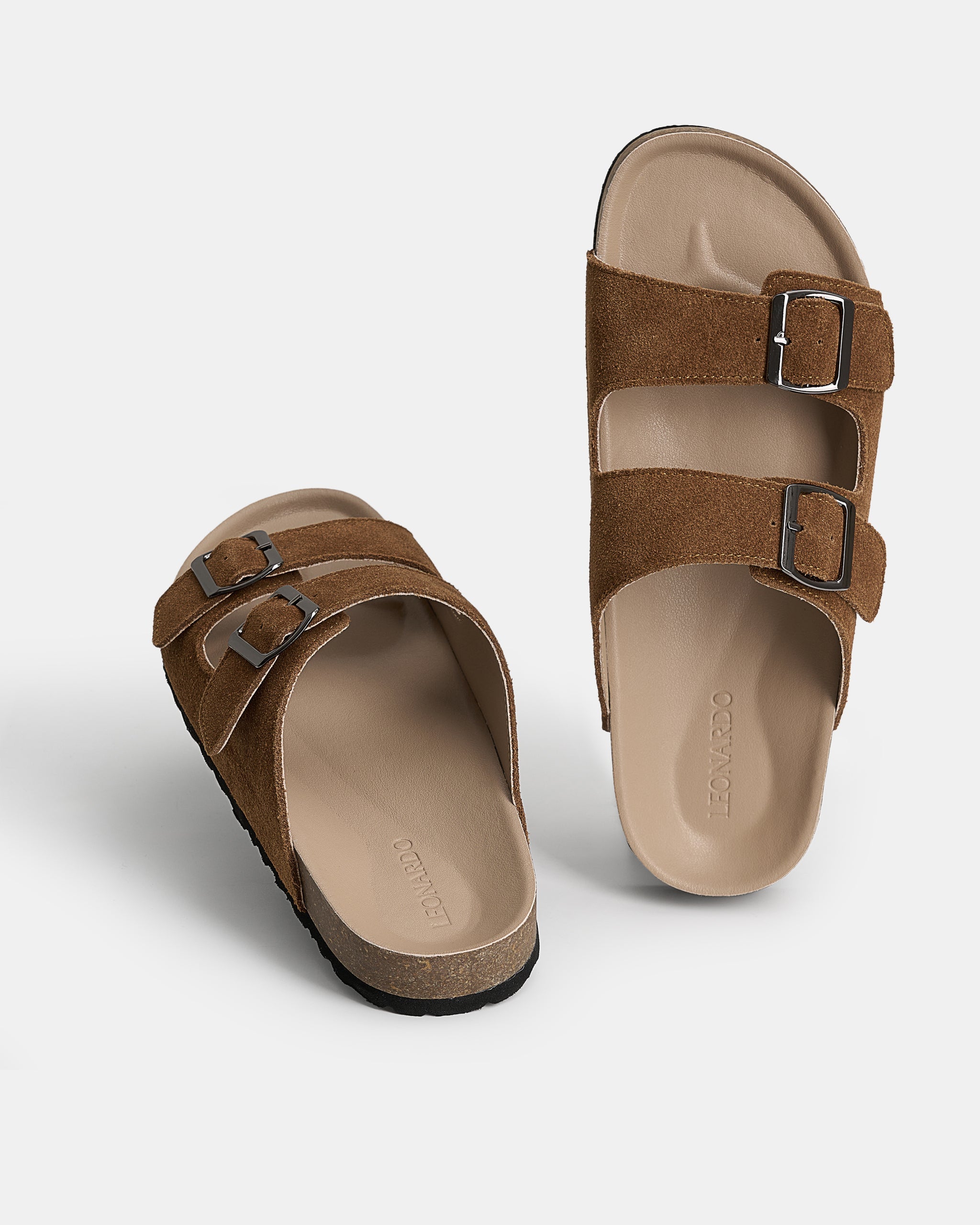 Dép Trấu Jason Da Nubuck - Leonardo