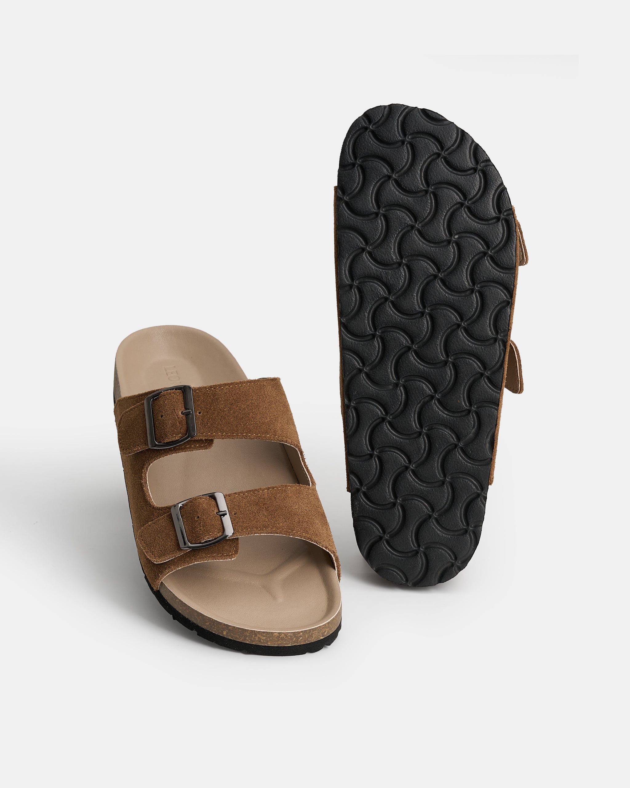 Dép Trấu Jason Da Nubuck - Leonardo