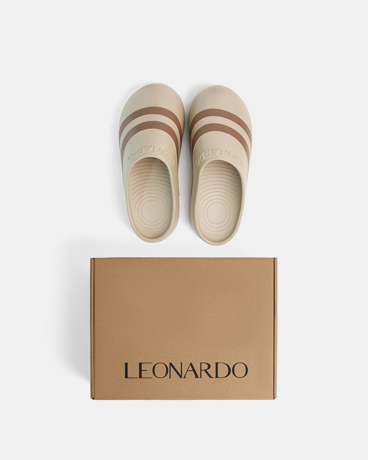 Dép Mule Mason Leonardo - Leonardo
#color_kem nâu
