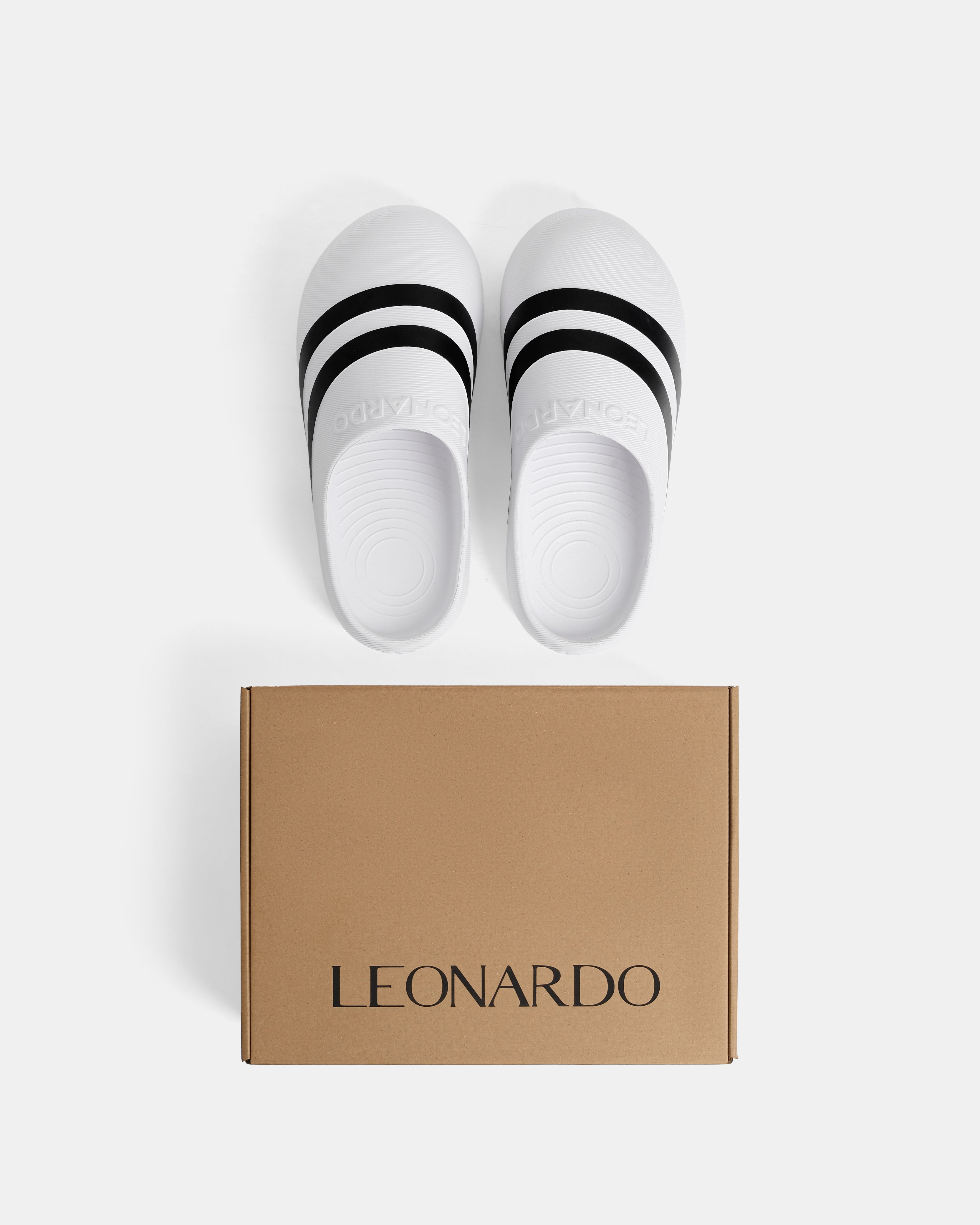 Dép Mule Mason Leonardo - Phiên bản phối sọc - Leonardo