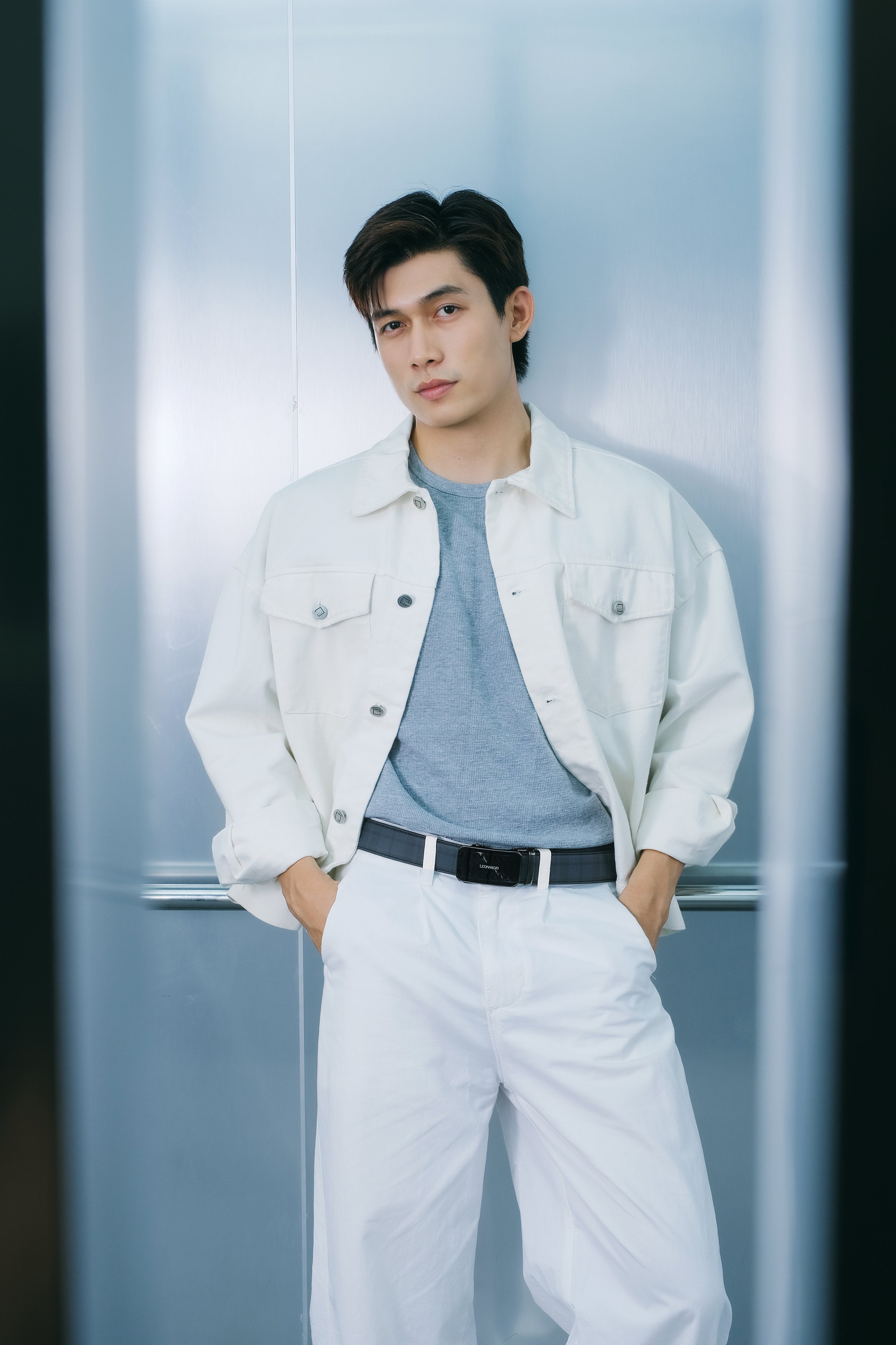 Thắt Lưng Da Quickfit Eric - Leonardo
#style_Vân Da Tartan - Xanh Navy