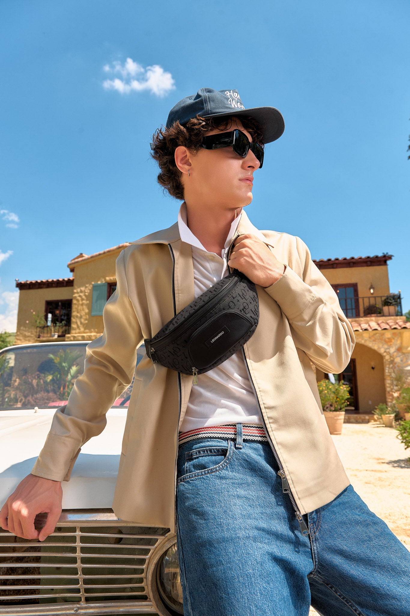 Túi Bumbag Monogram Nate Nâu #Color_Đen