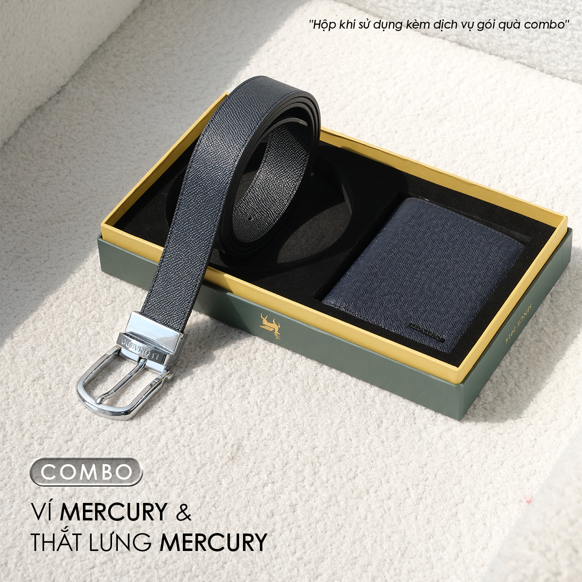 Combo Ví Mercury & Thắt lưng Mercury