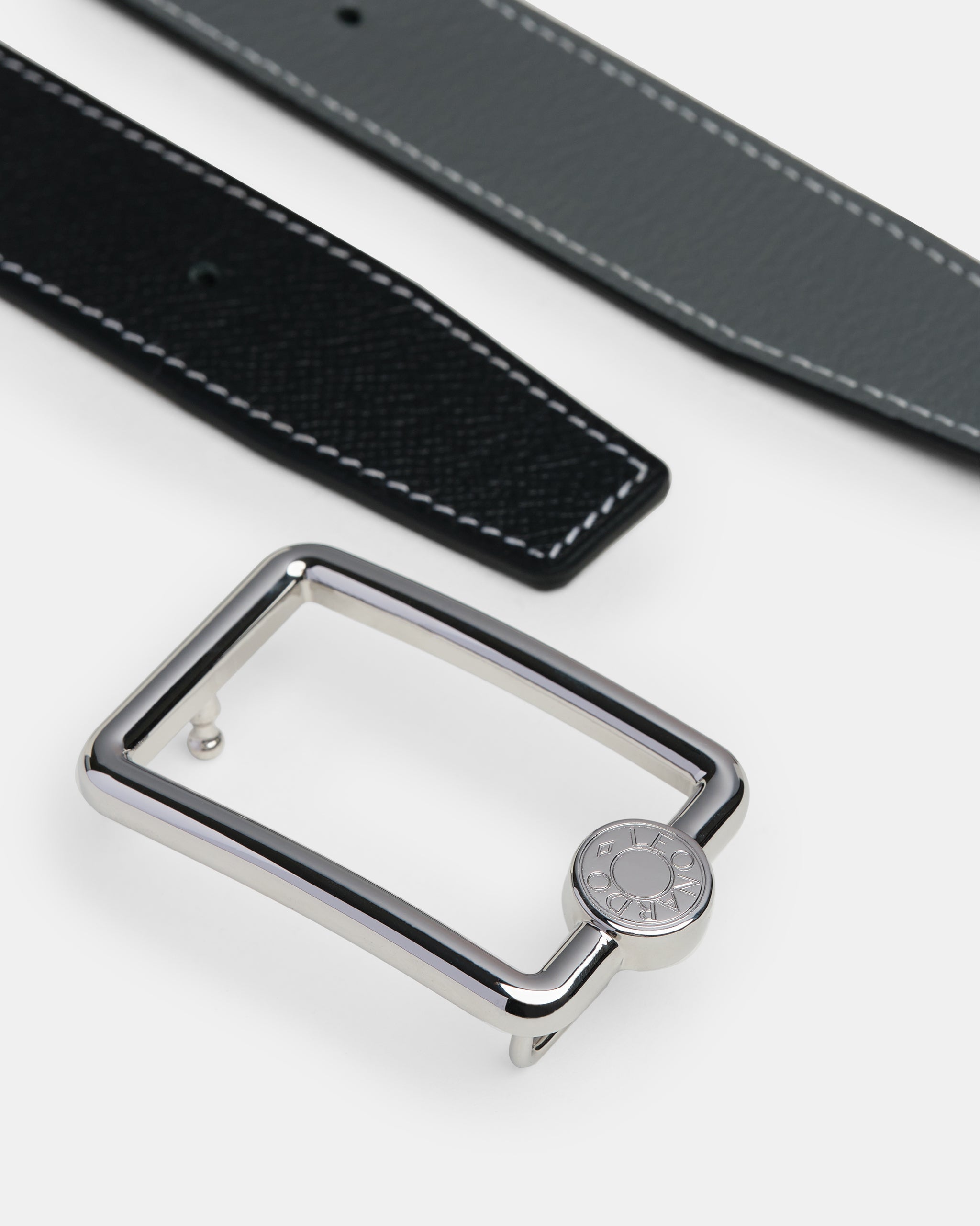 Thắt lưng Epsom mặt R | Premium - Leonardo