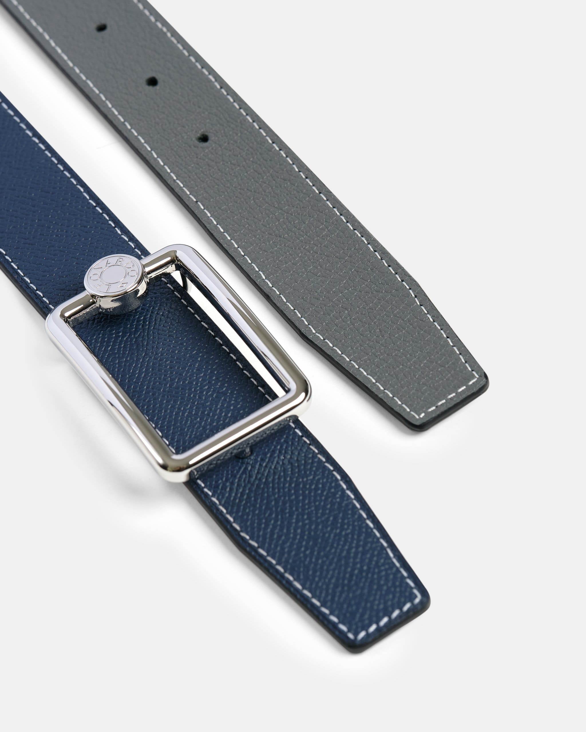 Thắt lưng Epsom mặt R | Premium - Leonardo