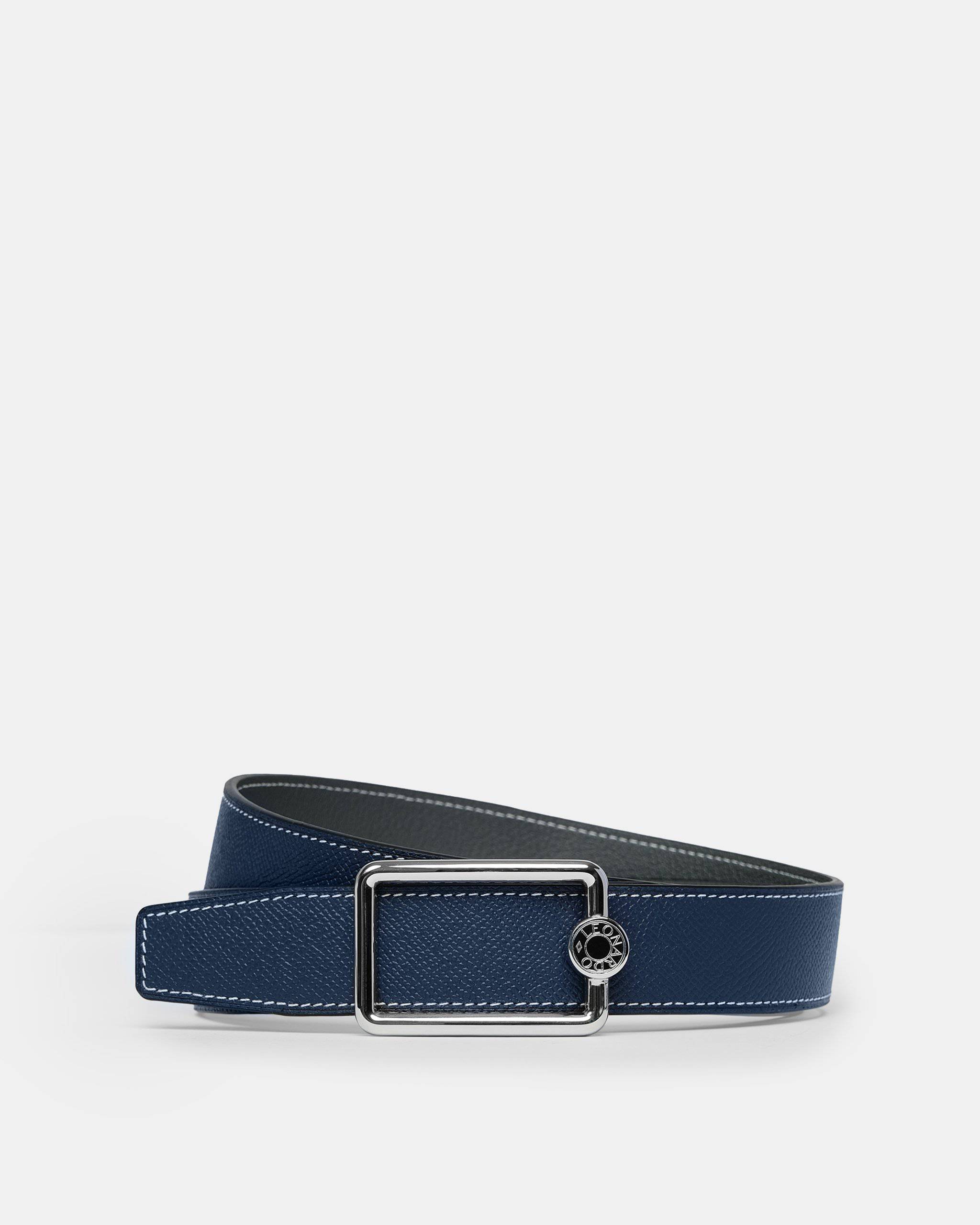 Thắt lưng Epsom mặt R | Premium - Leonardo