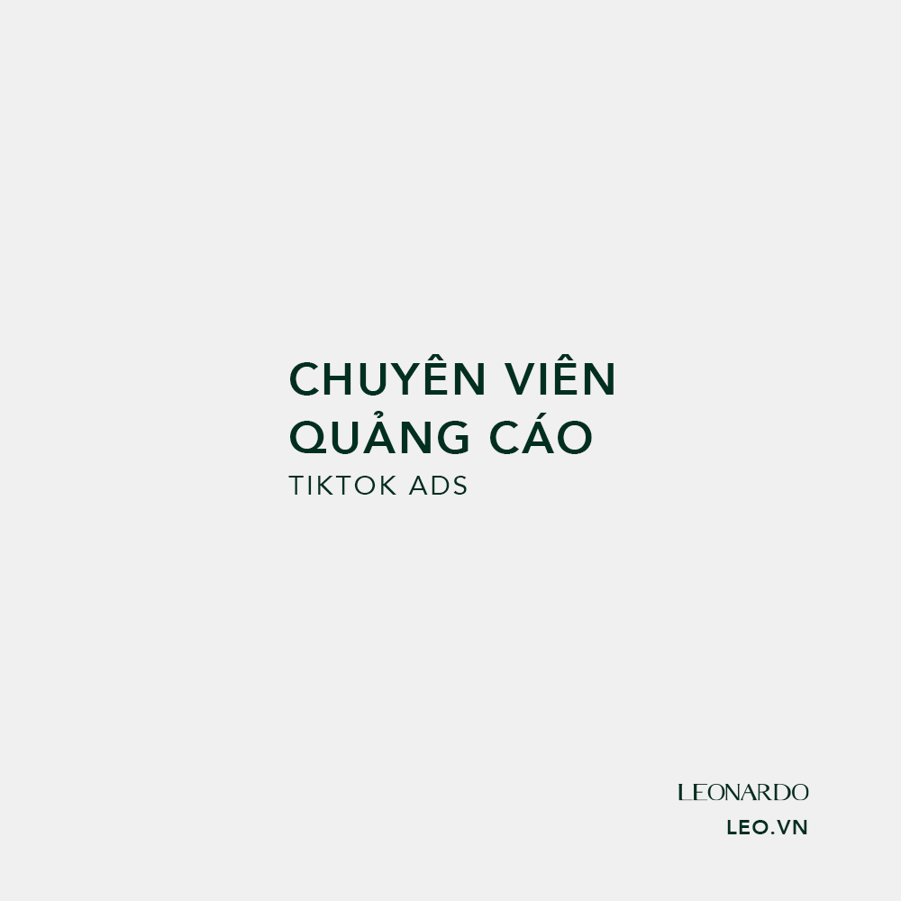 Chuyên Viên Quảng Cáo Tiktok Ads