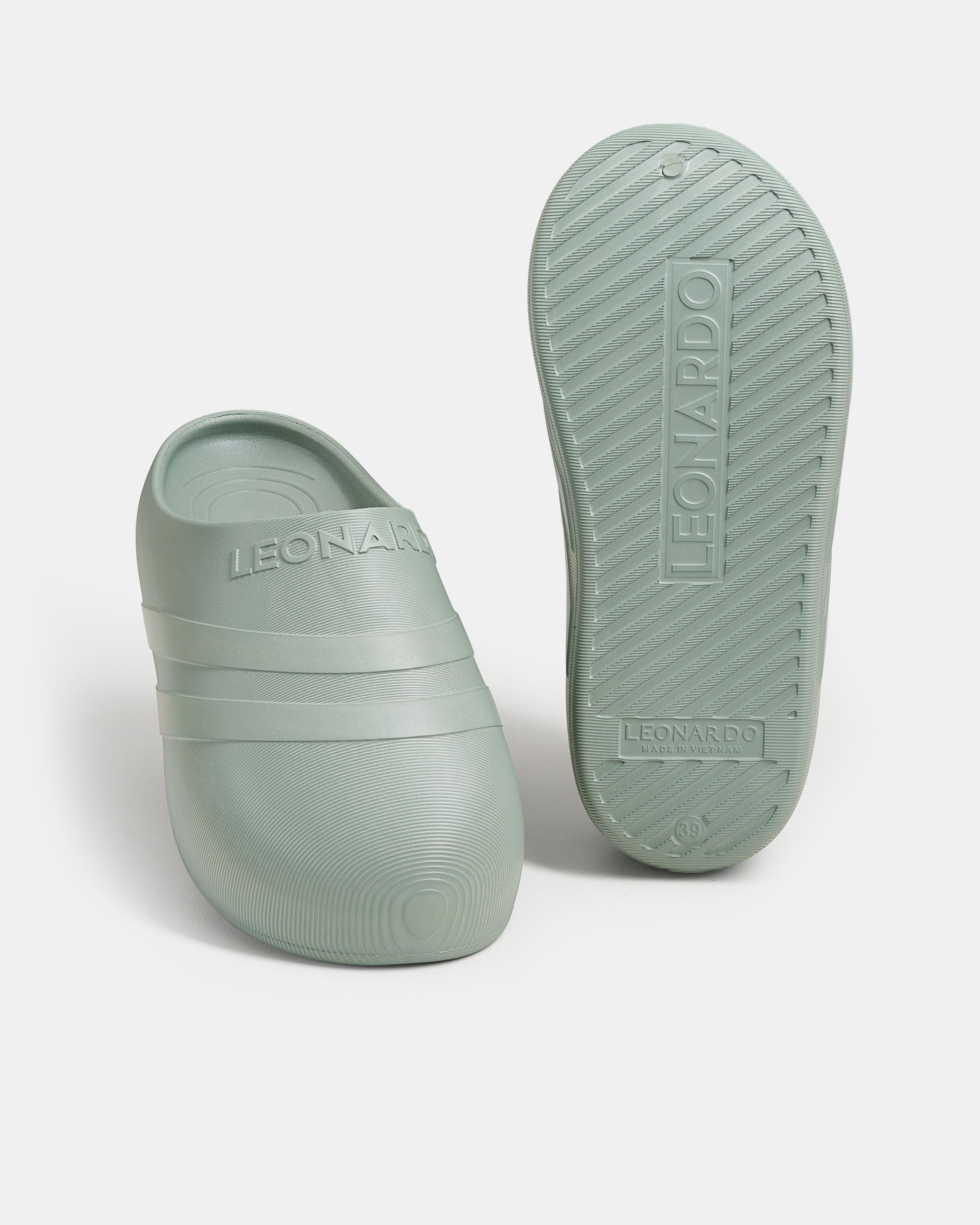 Dép Mule Mason Leonardo [Outlet] - Leonardo
#color_xanh pastel