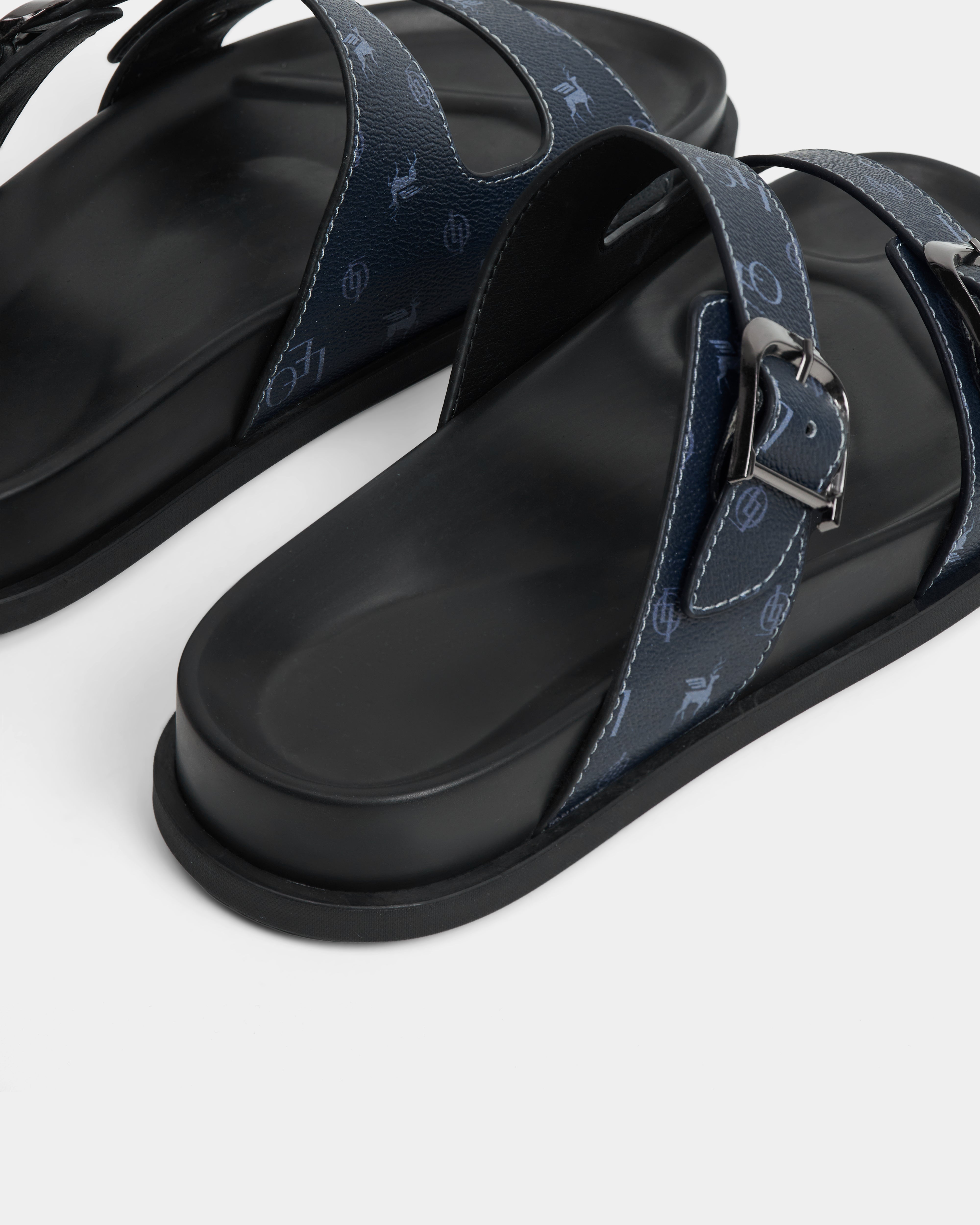 Dép Buckle Slide Monogram Neo