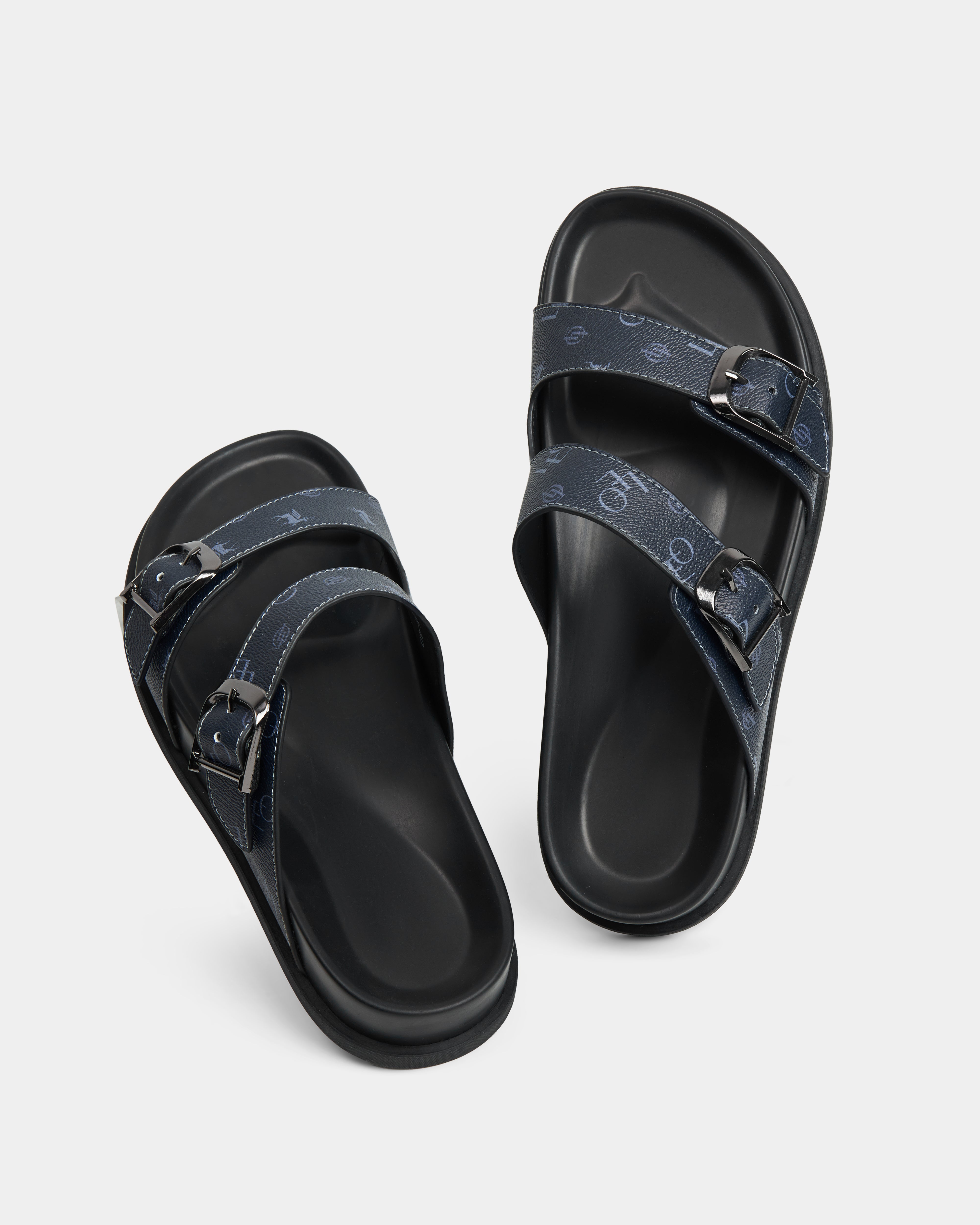 Dép Buckle Slide Monogram Neo