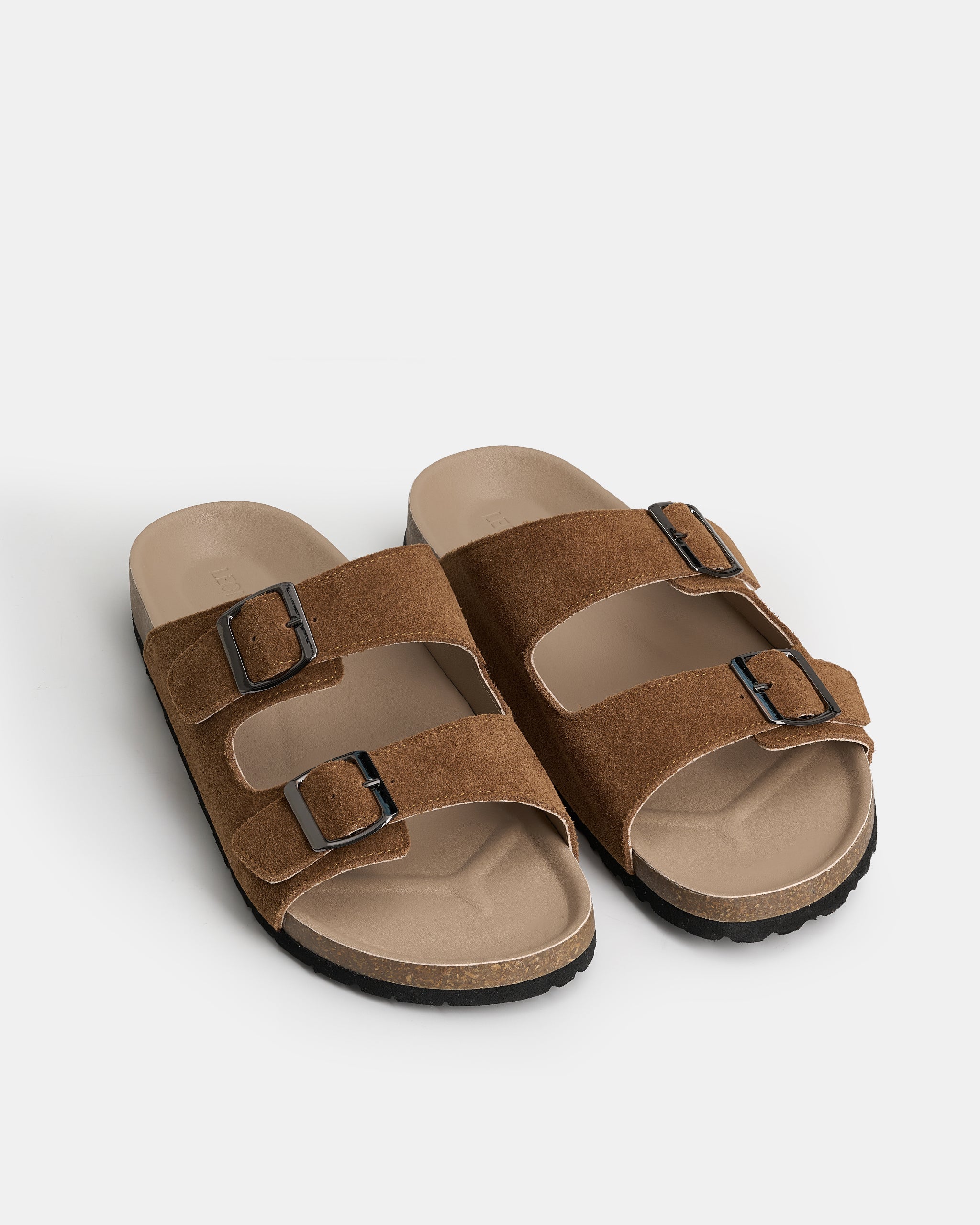 Dép Trấu Jason Da Nubuck - Leonardo