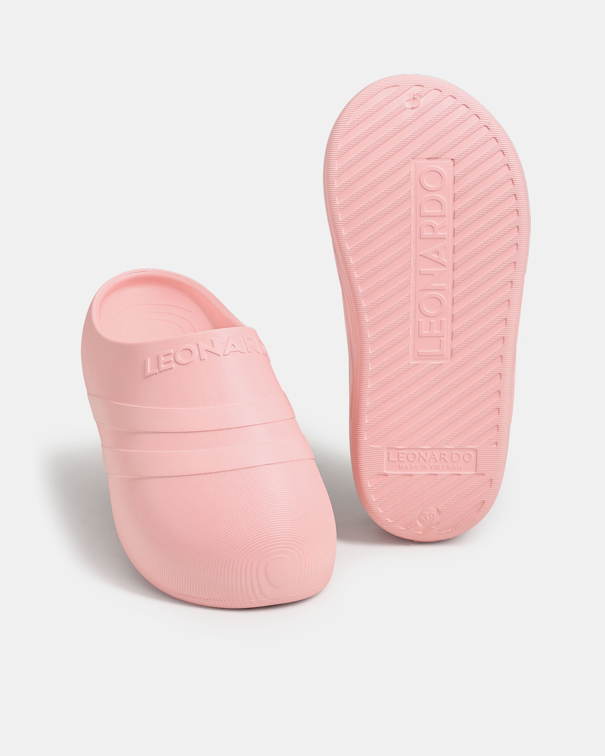 Dép Mule Mason Leonardo [Outlet] - Leonardo
#color_hồng
