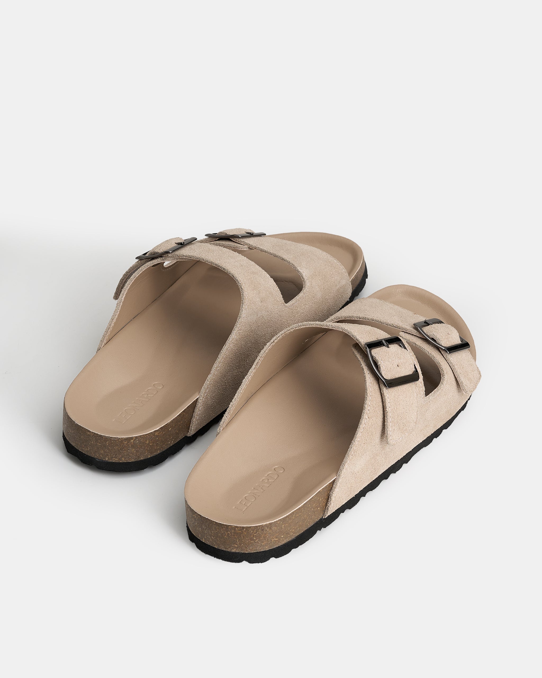 Dép Trấu Jason Da Nubuck - Leonardo