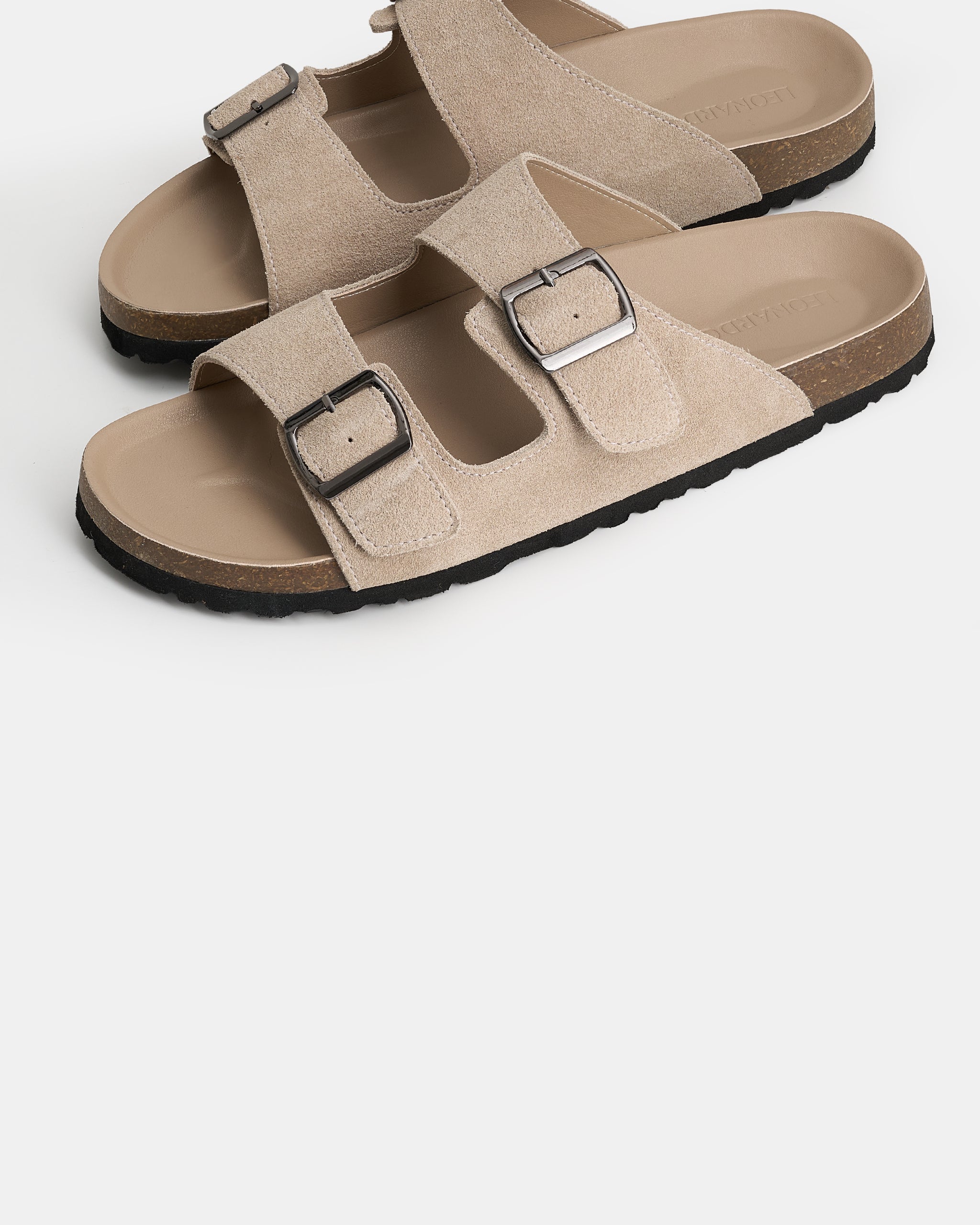 Dép Trấu Jason Da Nubuck - Leonardo