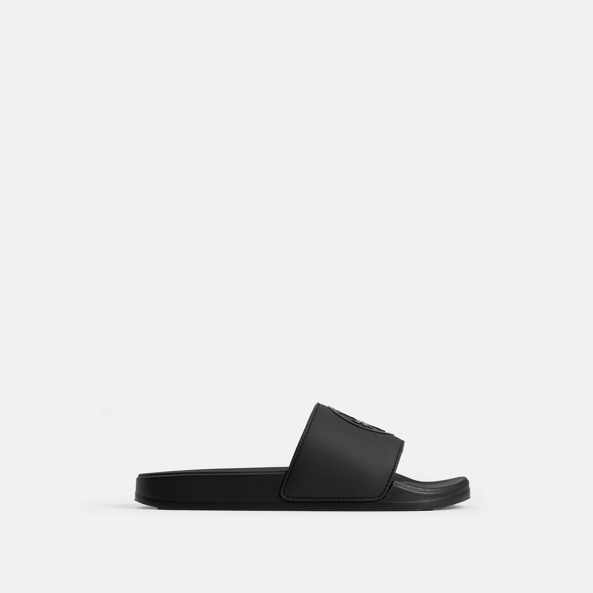 Dép Cao Su Nathan - Đen - [EMBER OUTLET]