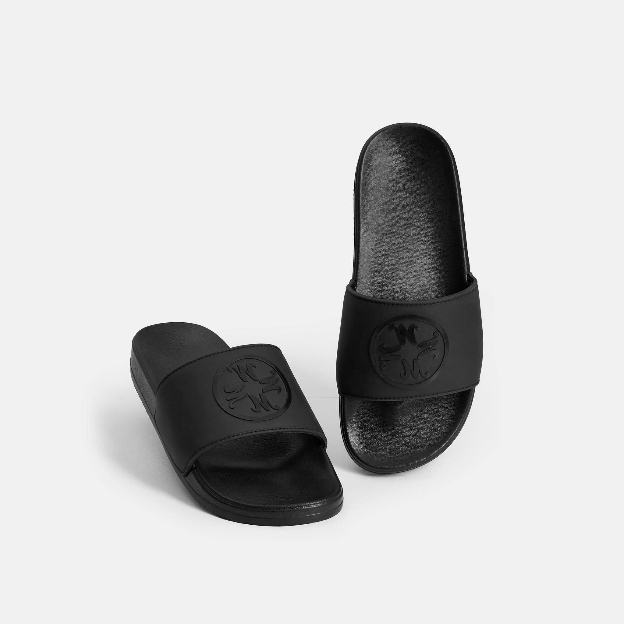 Dép Cao Su Nathan - Đen - [EMBER OUTLET]