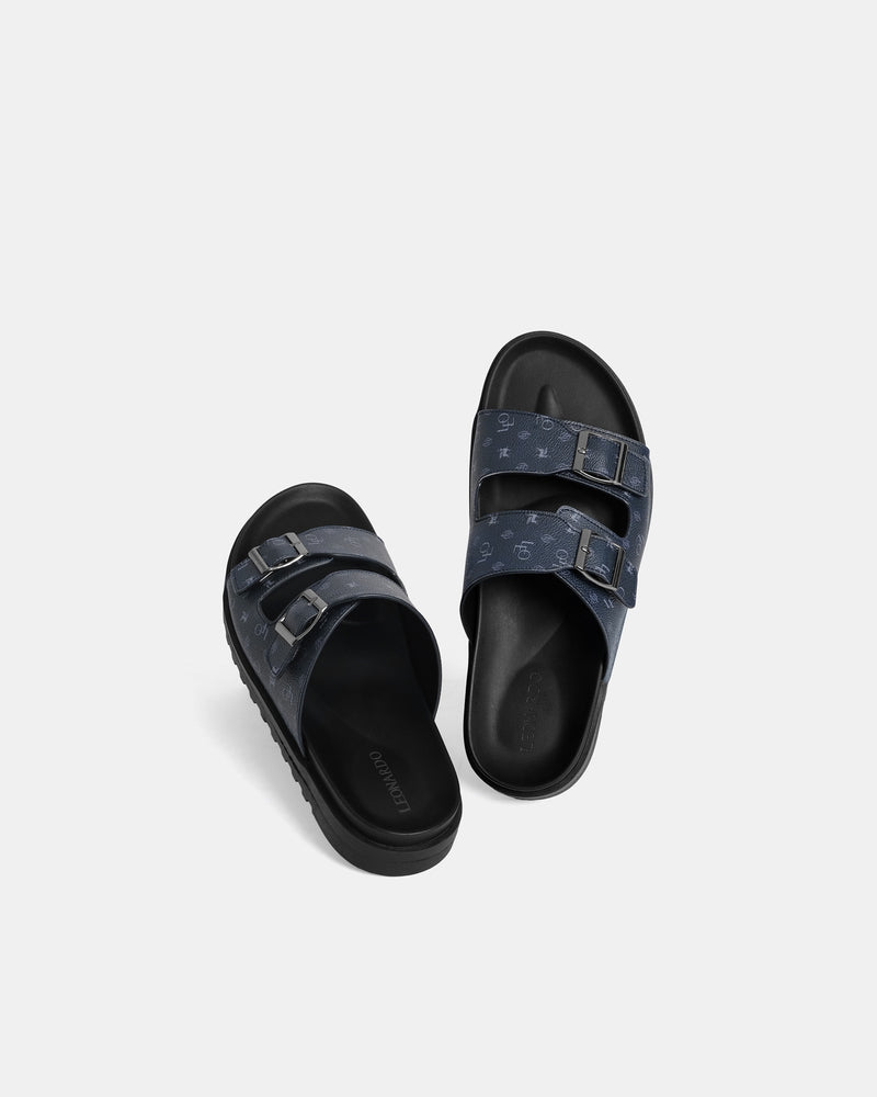 Dép Da Monogram Neo