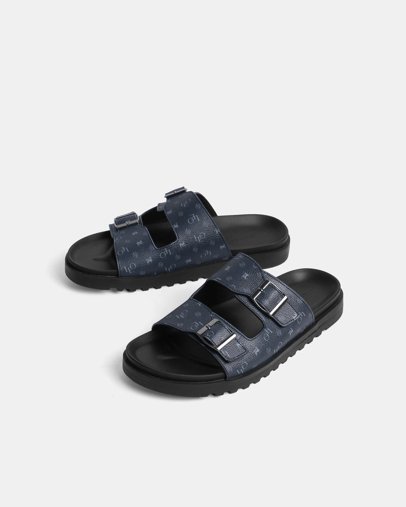Dép Da Monogram Neo