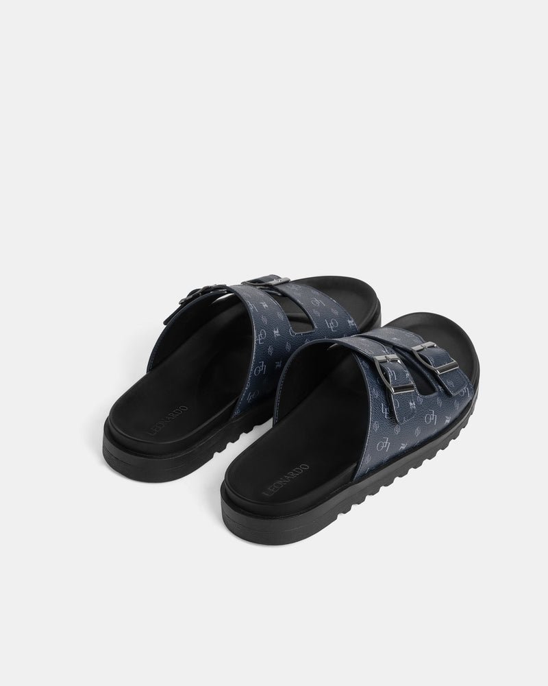 Dép Da Monogram Neo