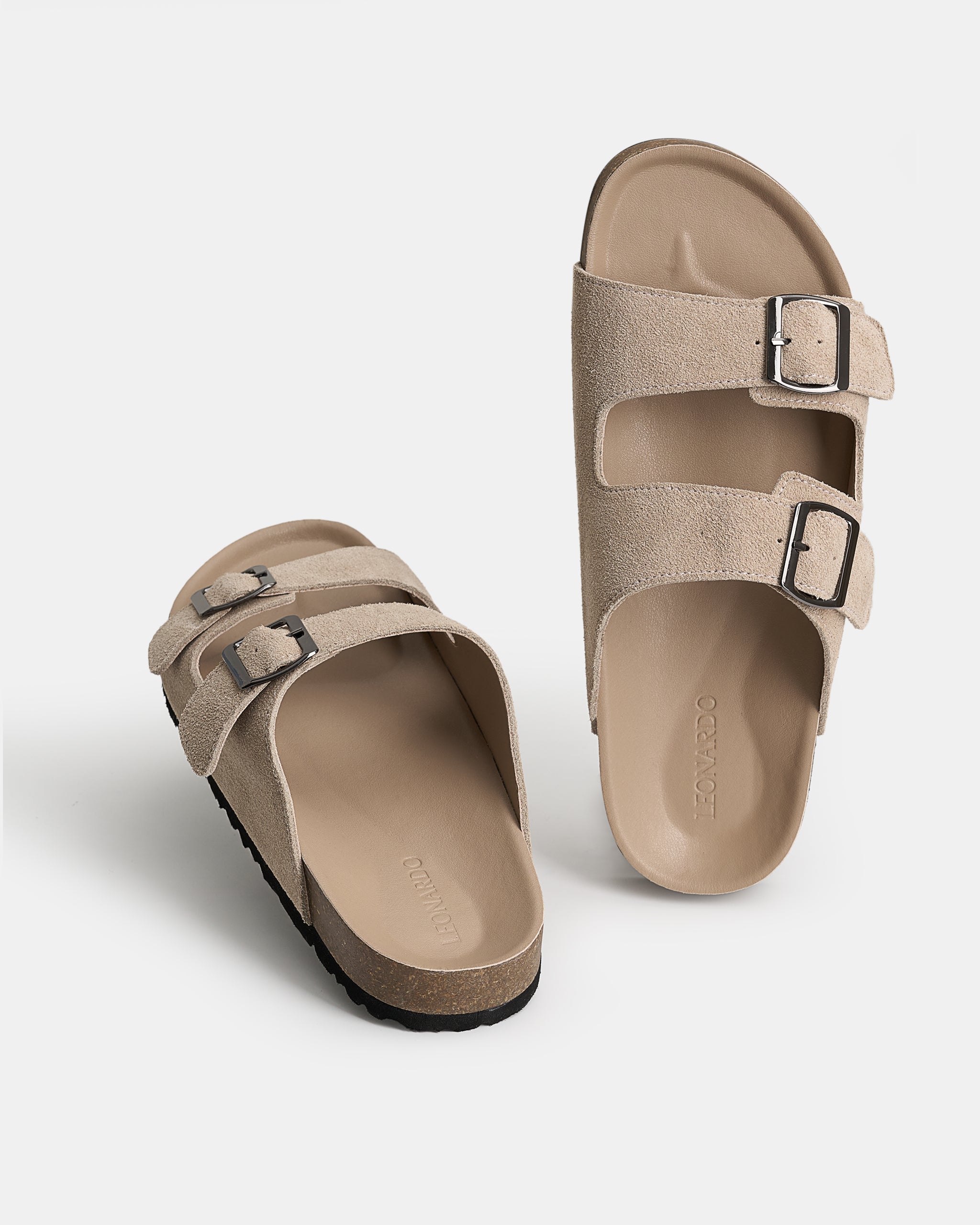 Dép Trấu Jason Da Nubuck - Leonardo