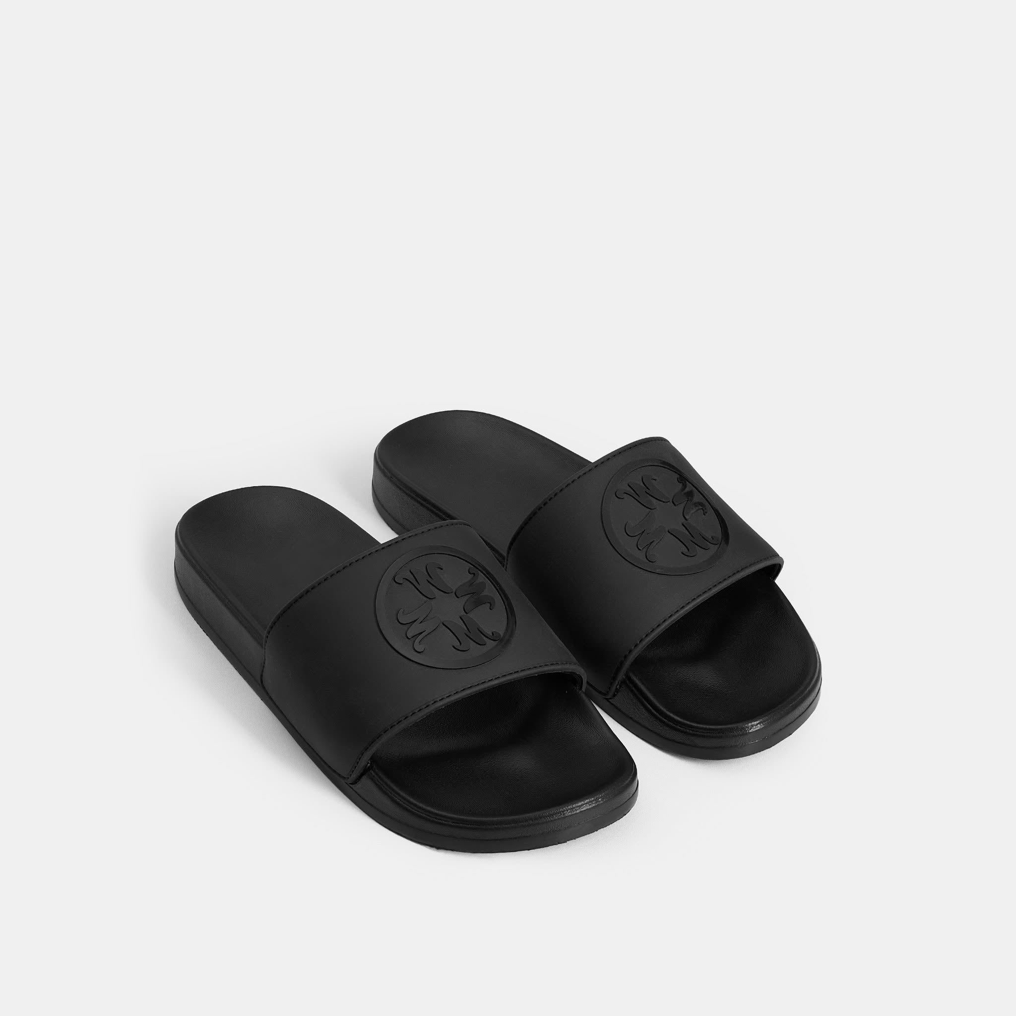 Dép Cao Su Nathan - Đen - [EMBER OUTLET]