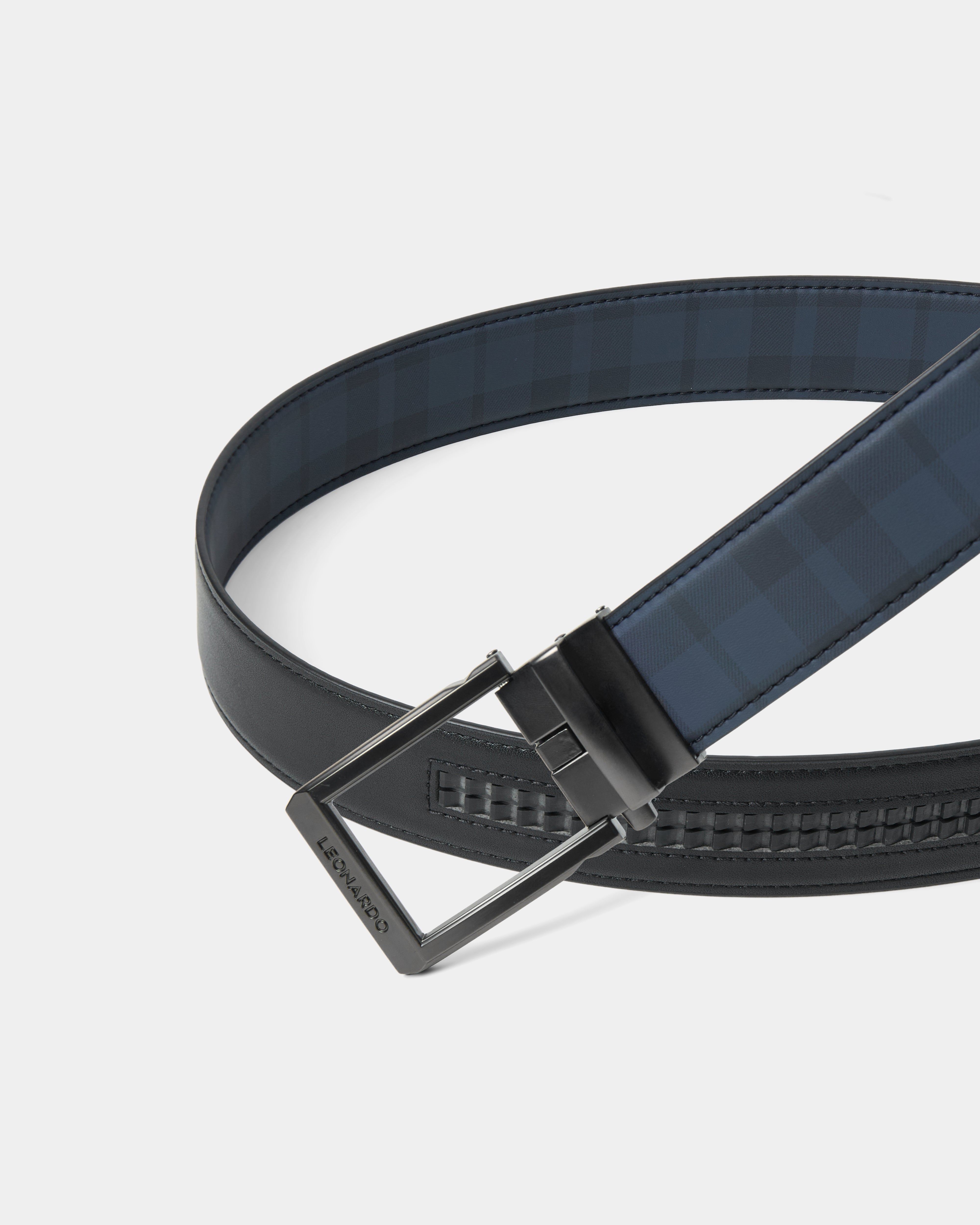 #Color_Búc Đen #Style_Vân da Tartan -  Xanh Navy