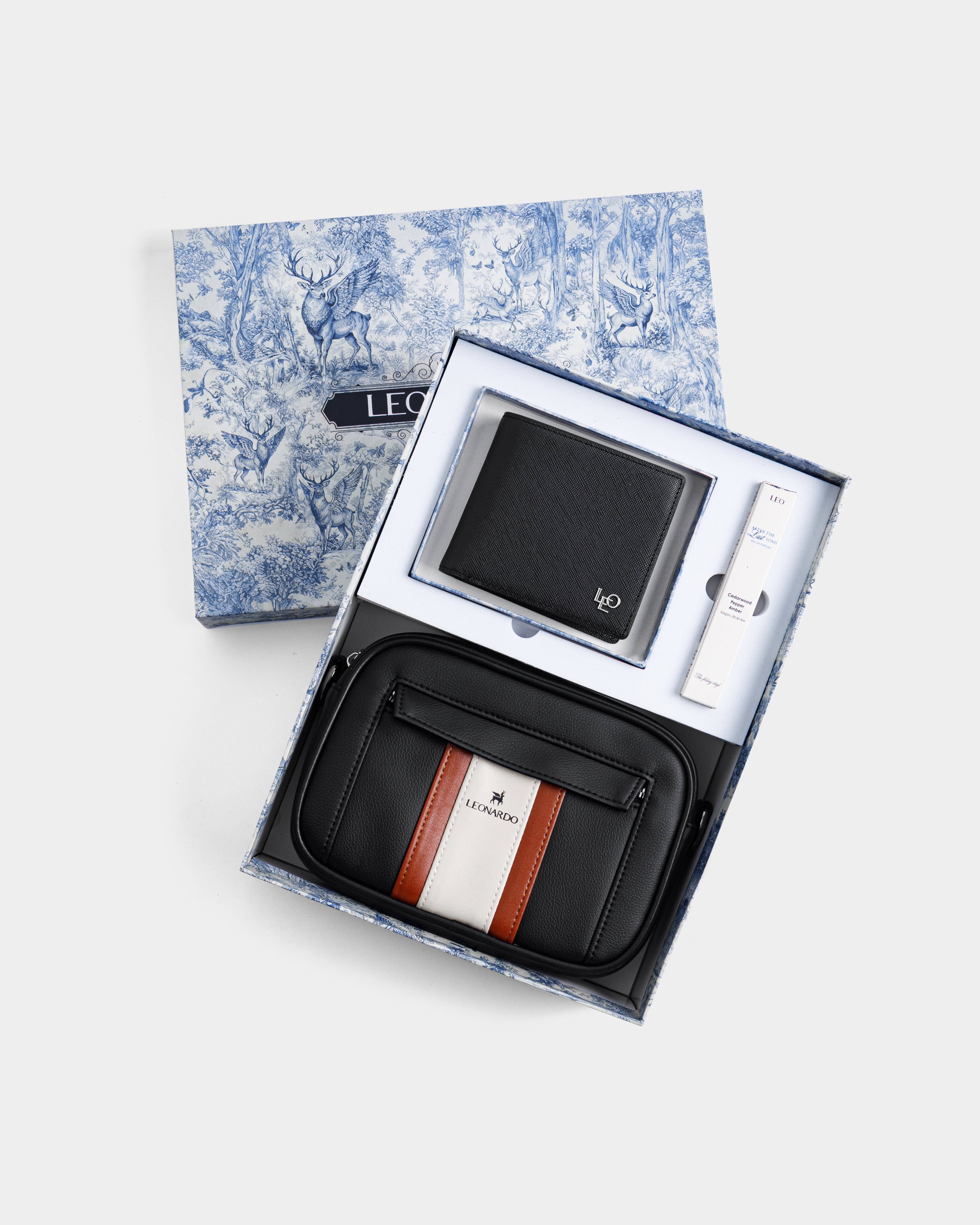 Combo Đại Cát 1 ( TÚI & VÍ & NƯỚC HOA) - Leonardo