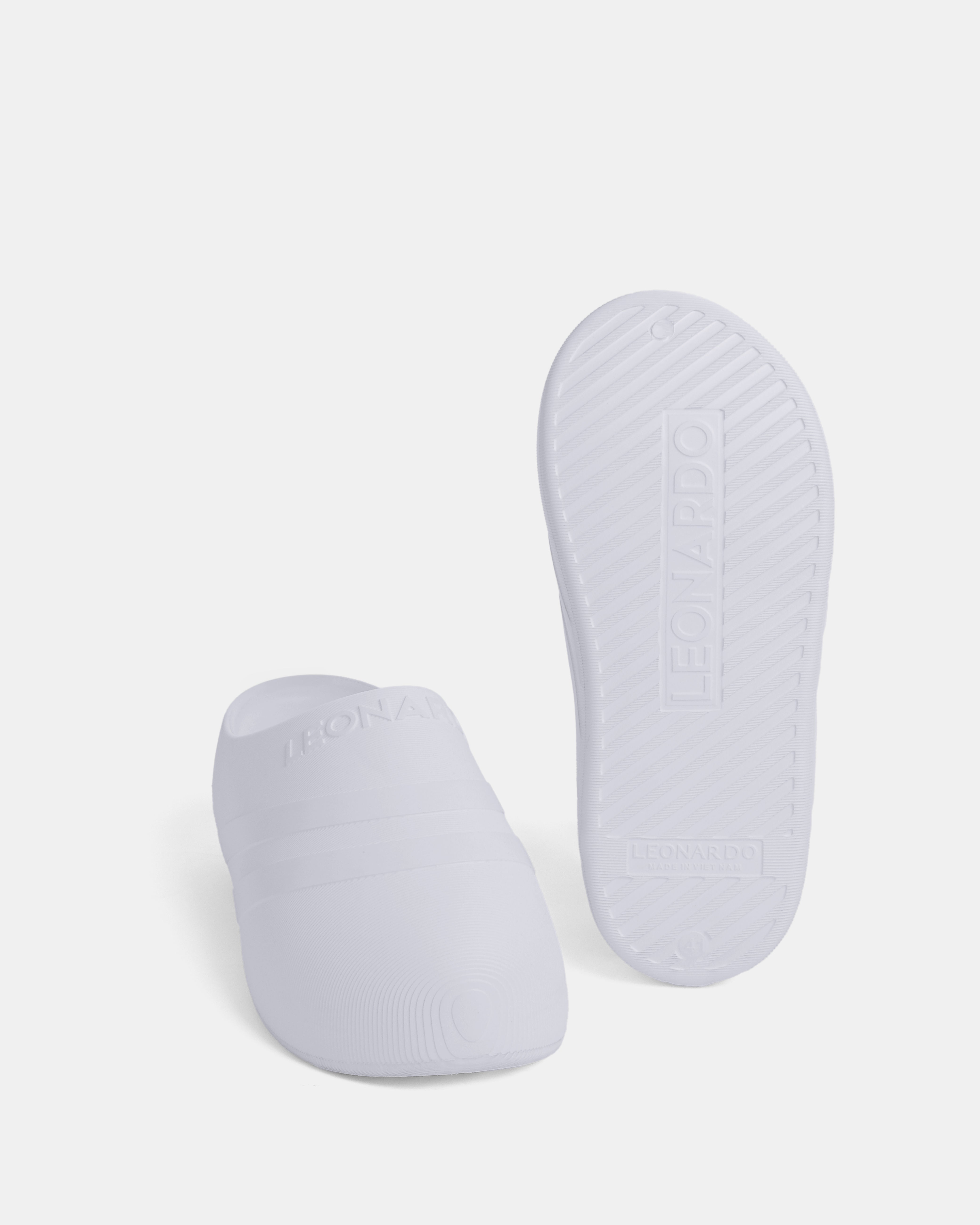 Dép Mule Mason Leonardo [Outlet] - Leonardo
#color_trắng