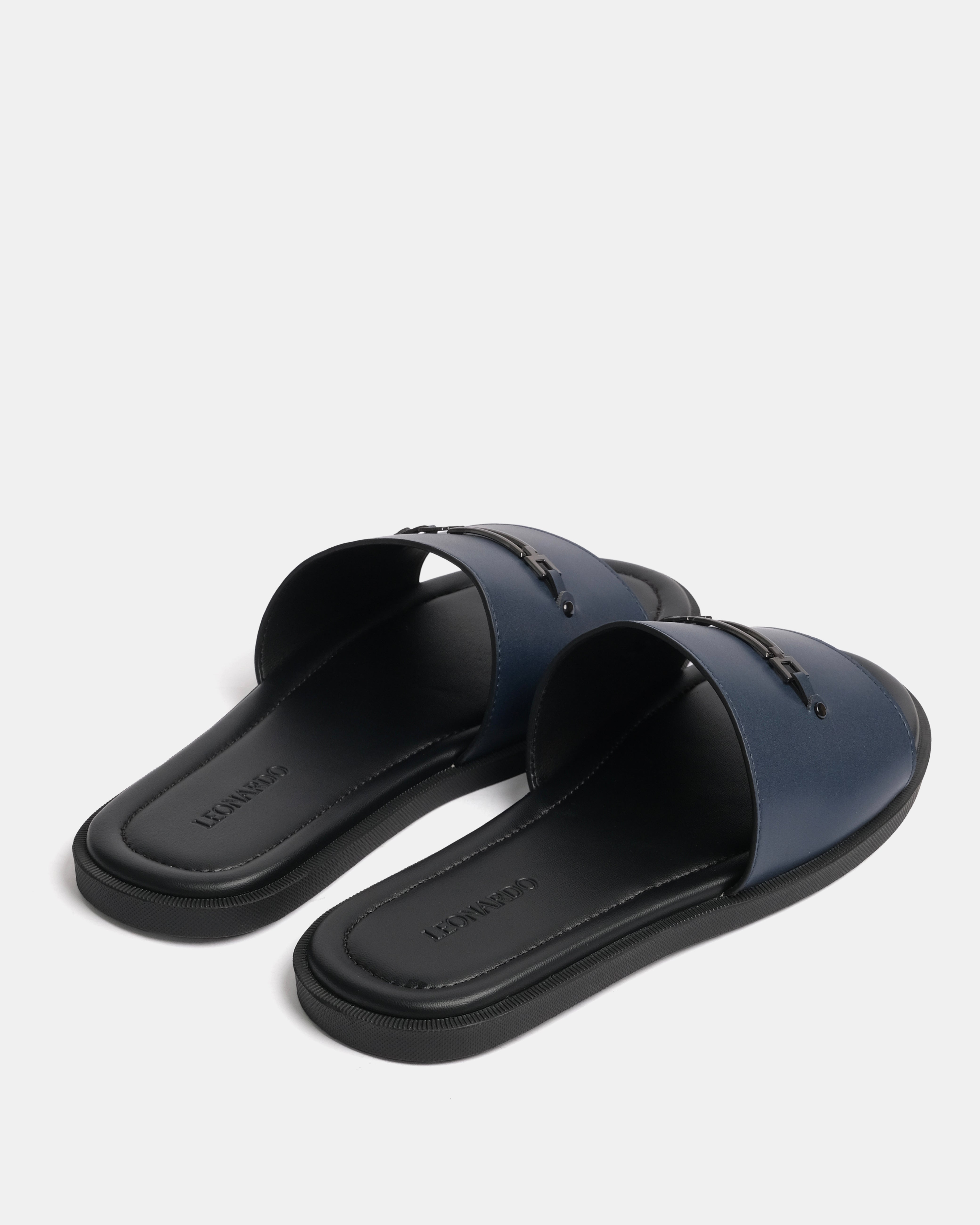 Dép Da Nam Andrew - Leonardo
#color_xanh navy
