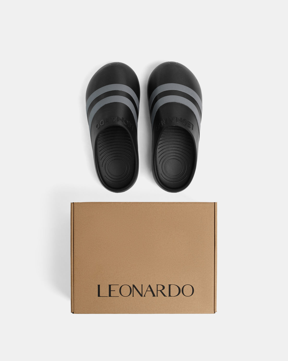 Dép Mule Mason Leonardo - Leonardo
#color_đen xám