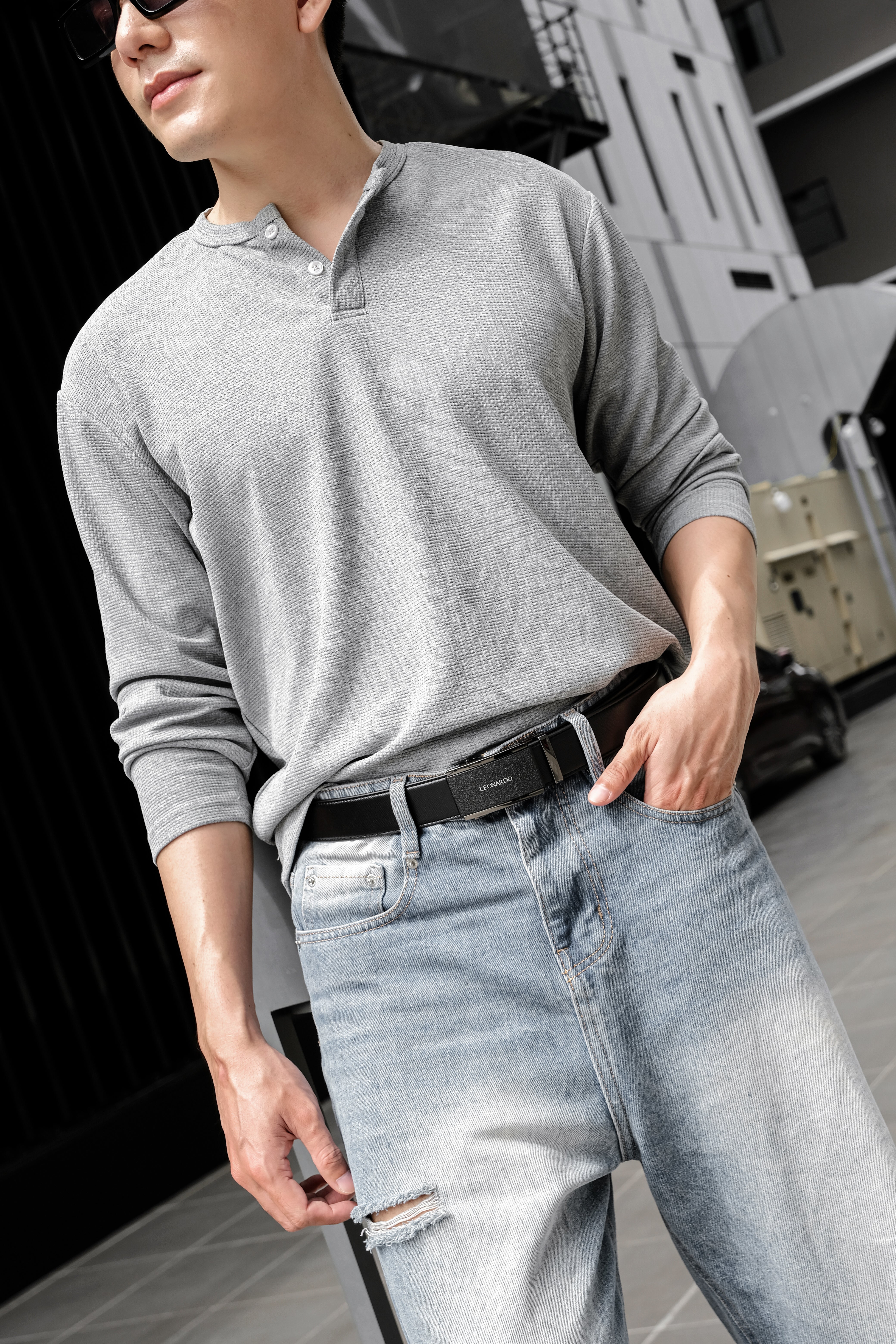 Thắt Lưng Da Quickfit Sean - Leonardo
#style_Vân Da Taiga - Đen