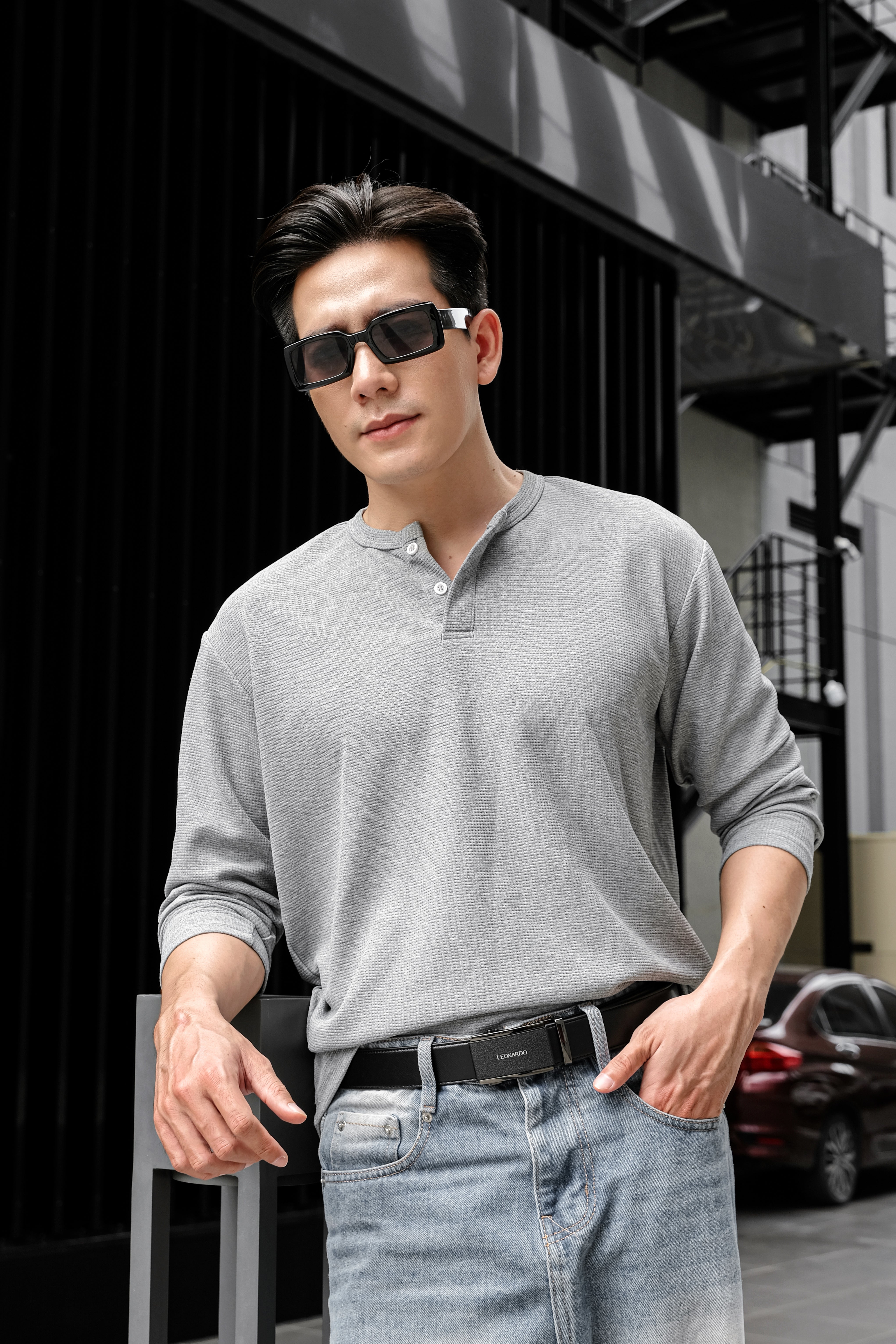 Thắt Lưng Da Quickfit Sean - Leonardo
#style_Vân Da Taiga - Đen
