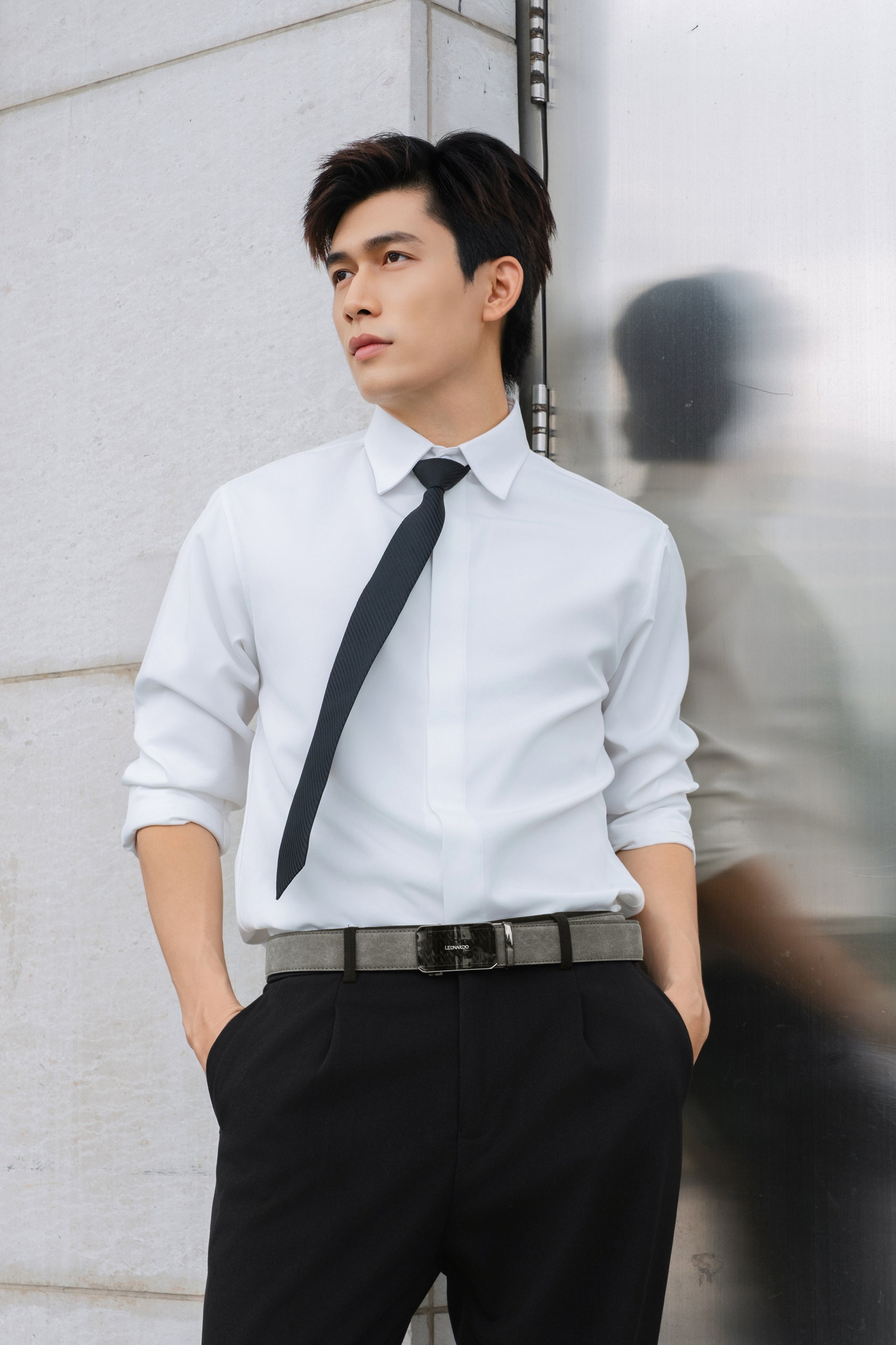 Thắt Lưng Da Quickfit Eric - Leonardo
#style_Vân Da Suede - Xám