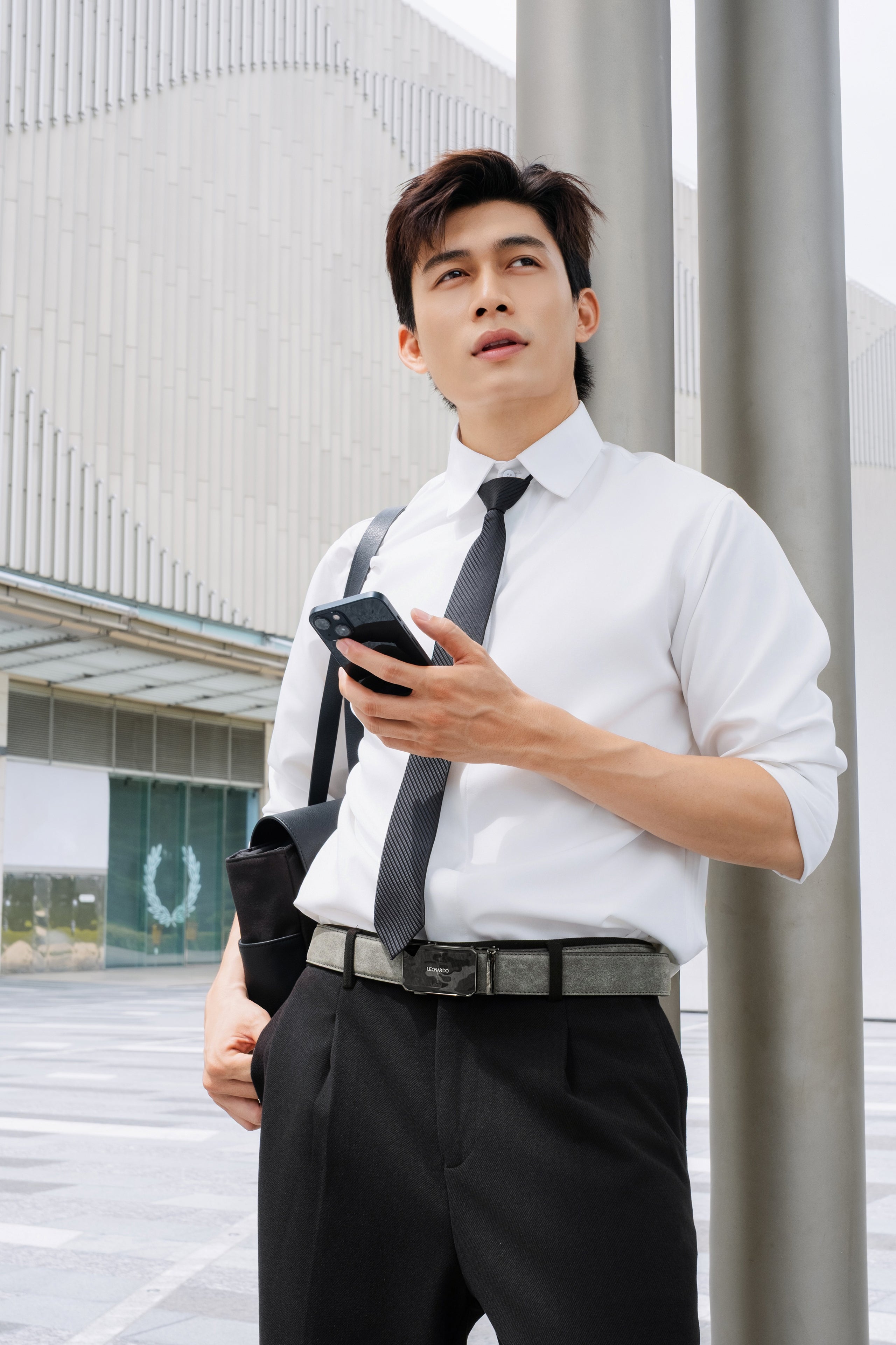 Thắt Lưng Da Quickfit Eric - Leonardo
#style_Vân Da Suede - Xám
