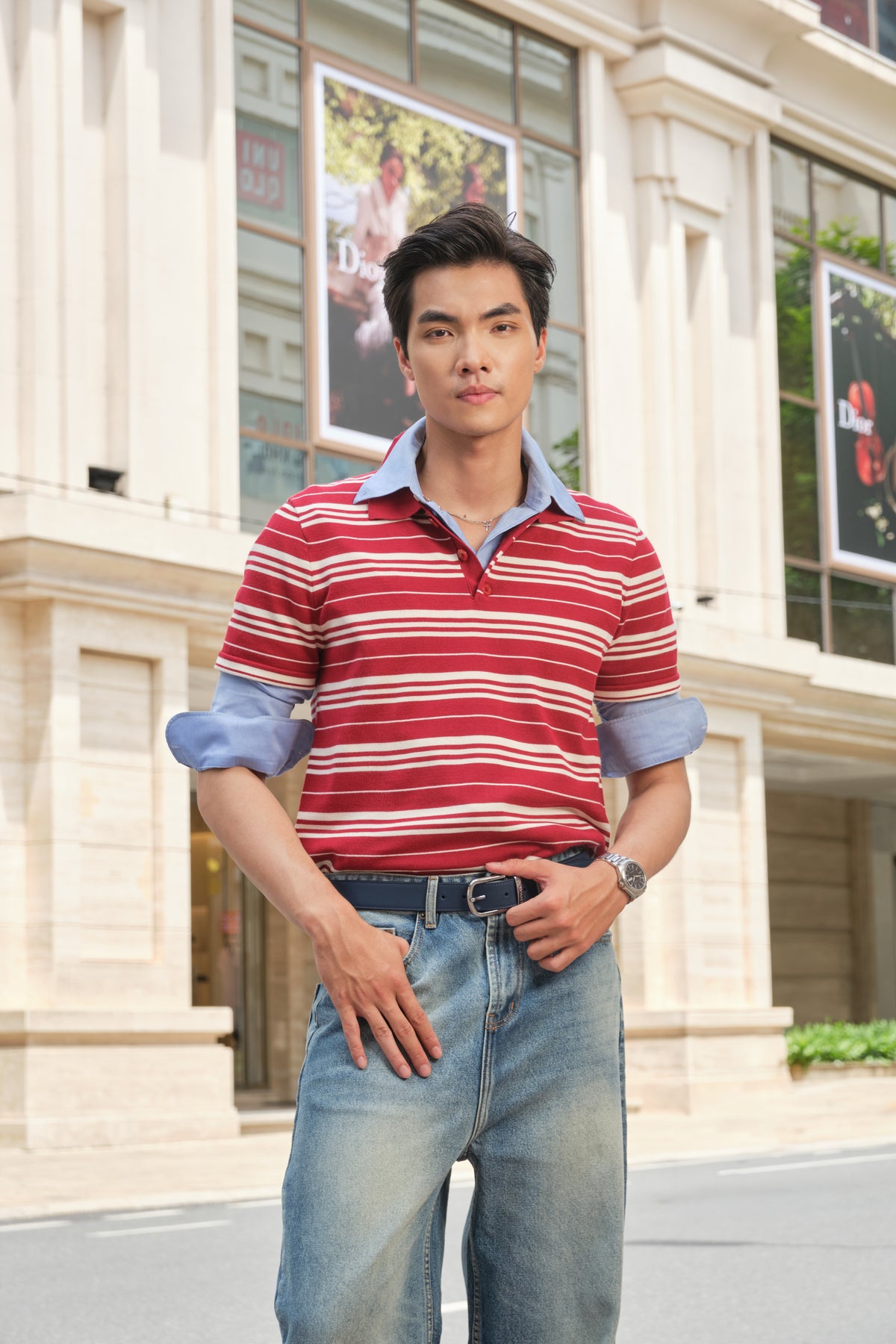 Thắt lưng Swift - Leonardo
#style_Đen - Xanh Navy