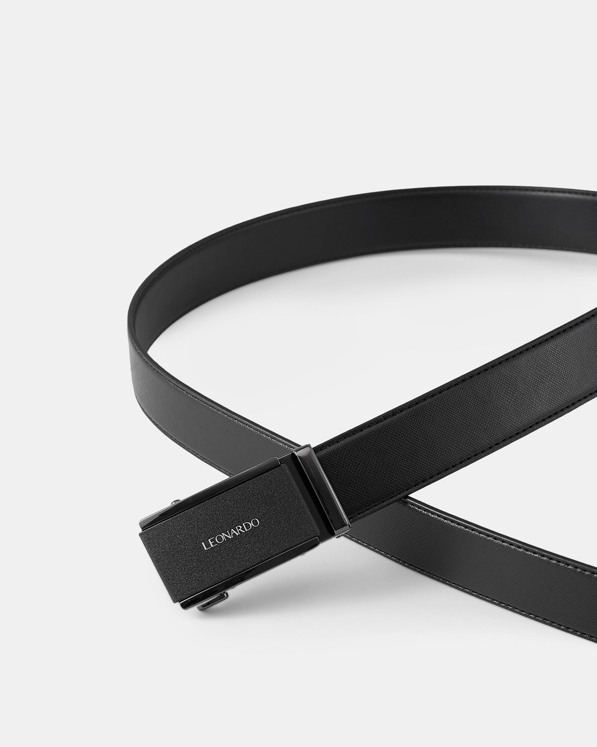 Thắt Lưng Da Quickfit Sean - Leonardo
#style_Vân Da Taiga - Đen