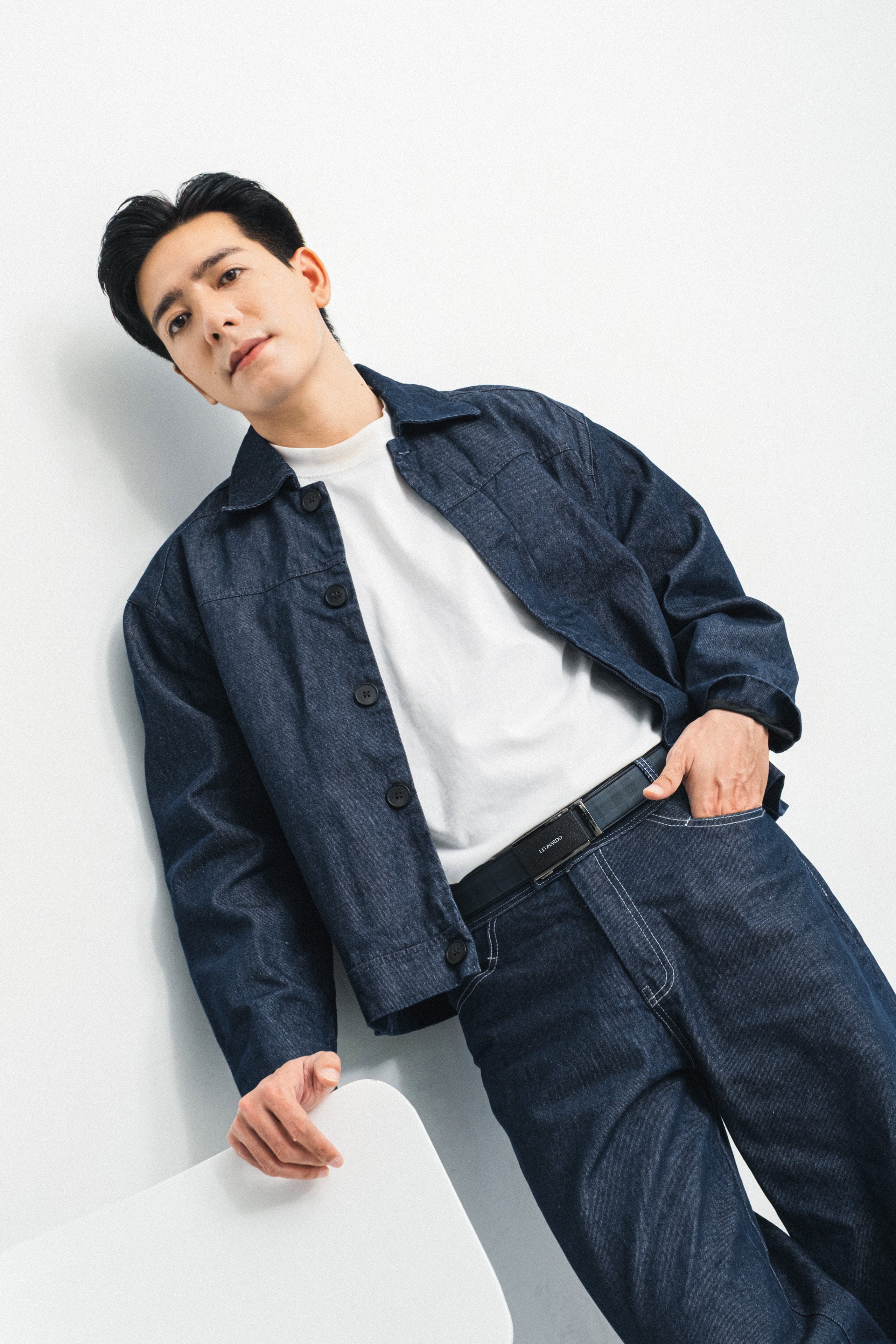 Thắt Lưng Da Quickfit Sean - Leonardo
#style_Vân Da Tartan - Xanh Navy