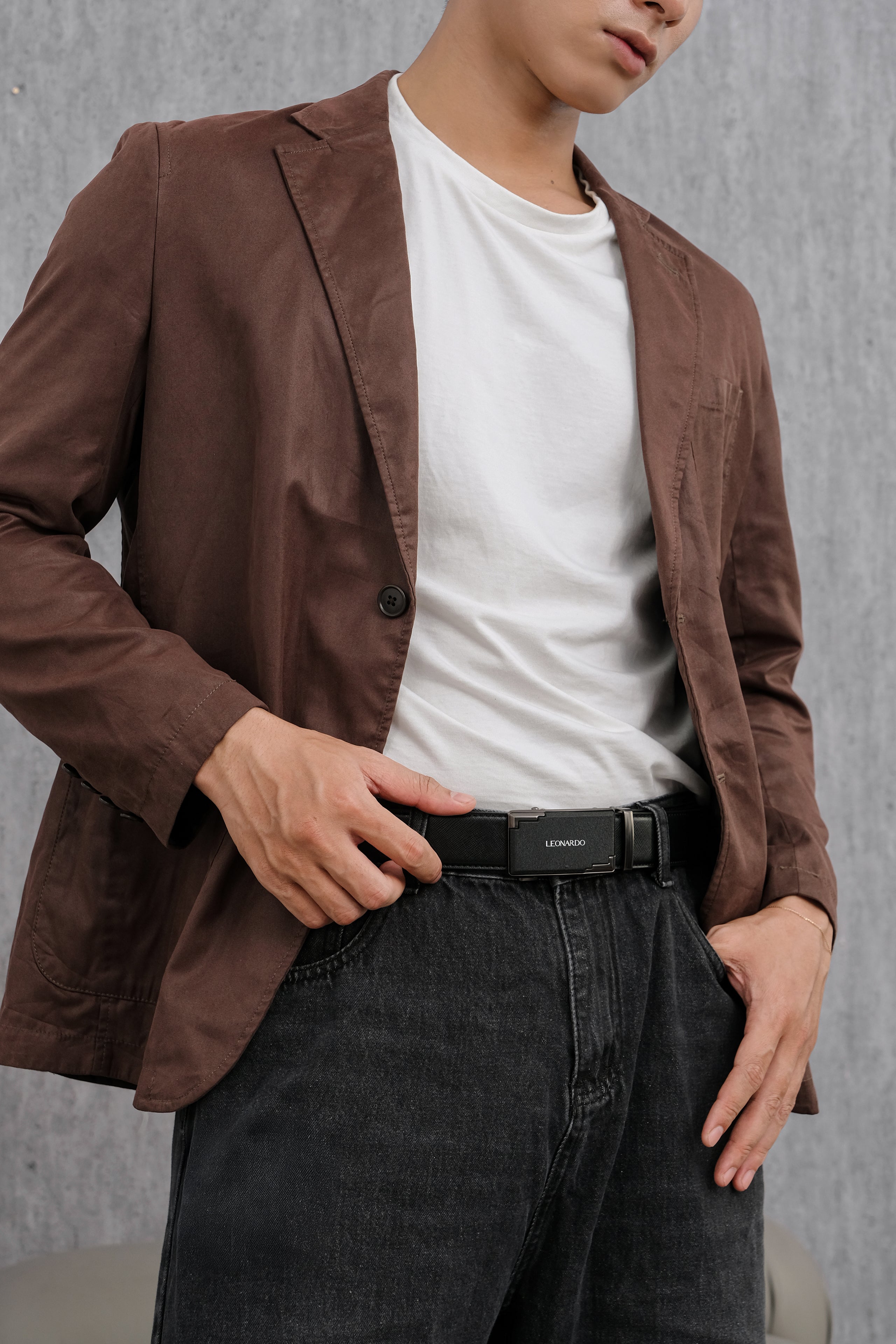 Thắt lưng Da Quickfit Sage - Leonardo
#style_Vân Da Taiga - Đen
