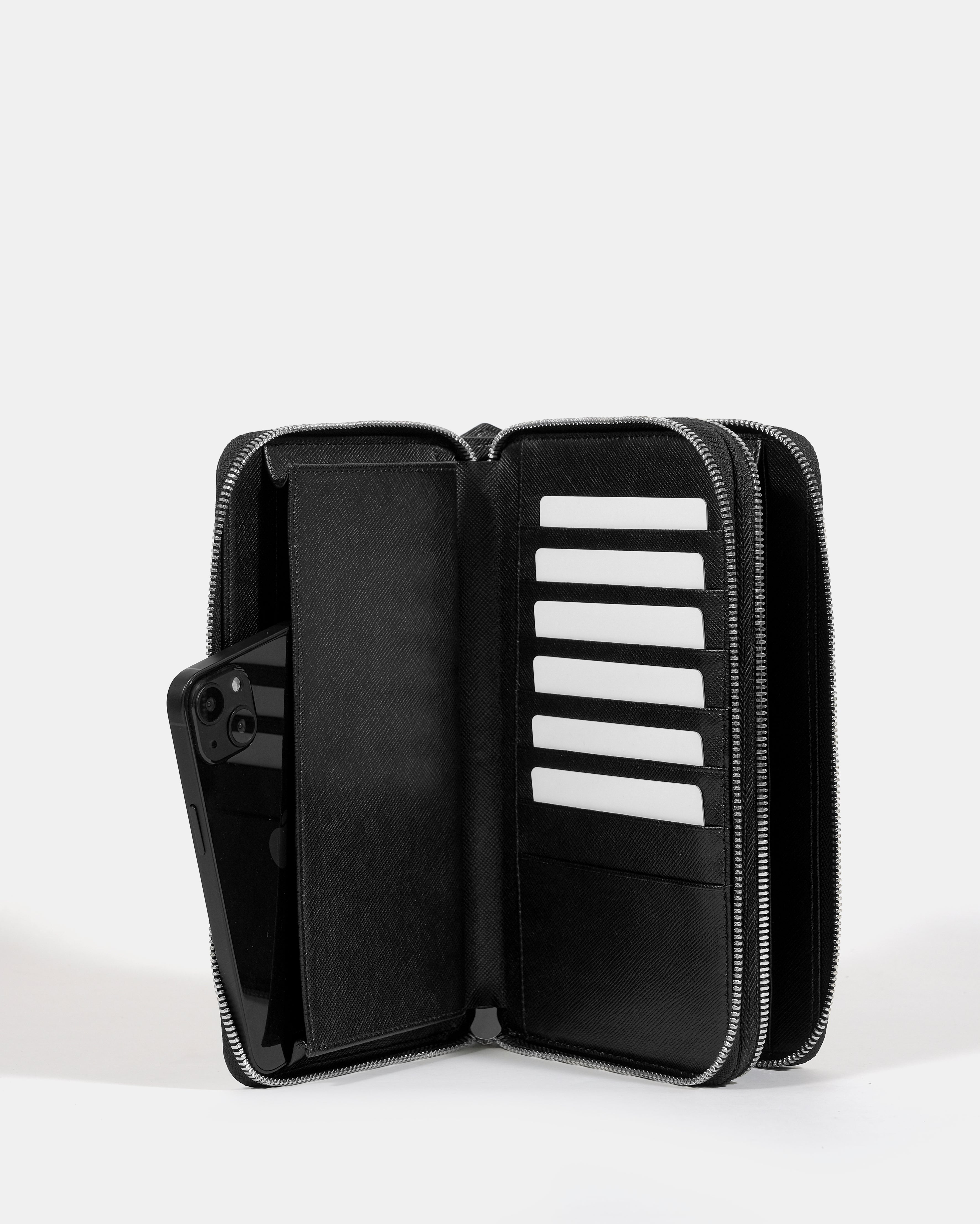 Clutch Louis - Đen - Leonardo