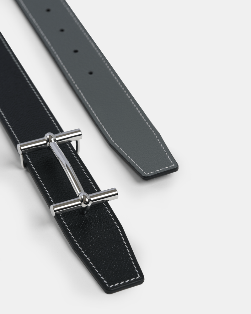 Thắt lưng Epsom mặt H | Premium - Leonardo